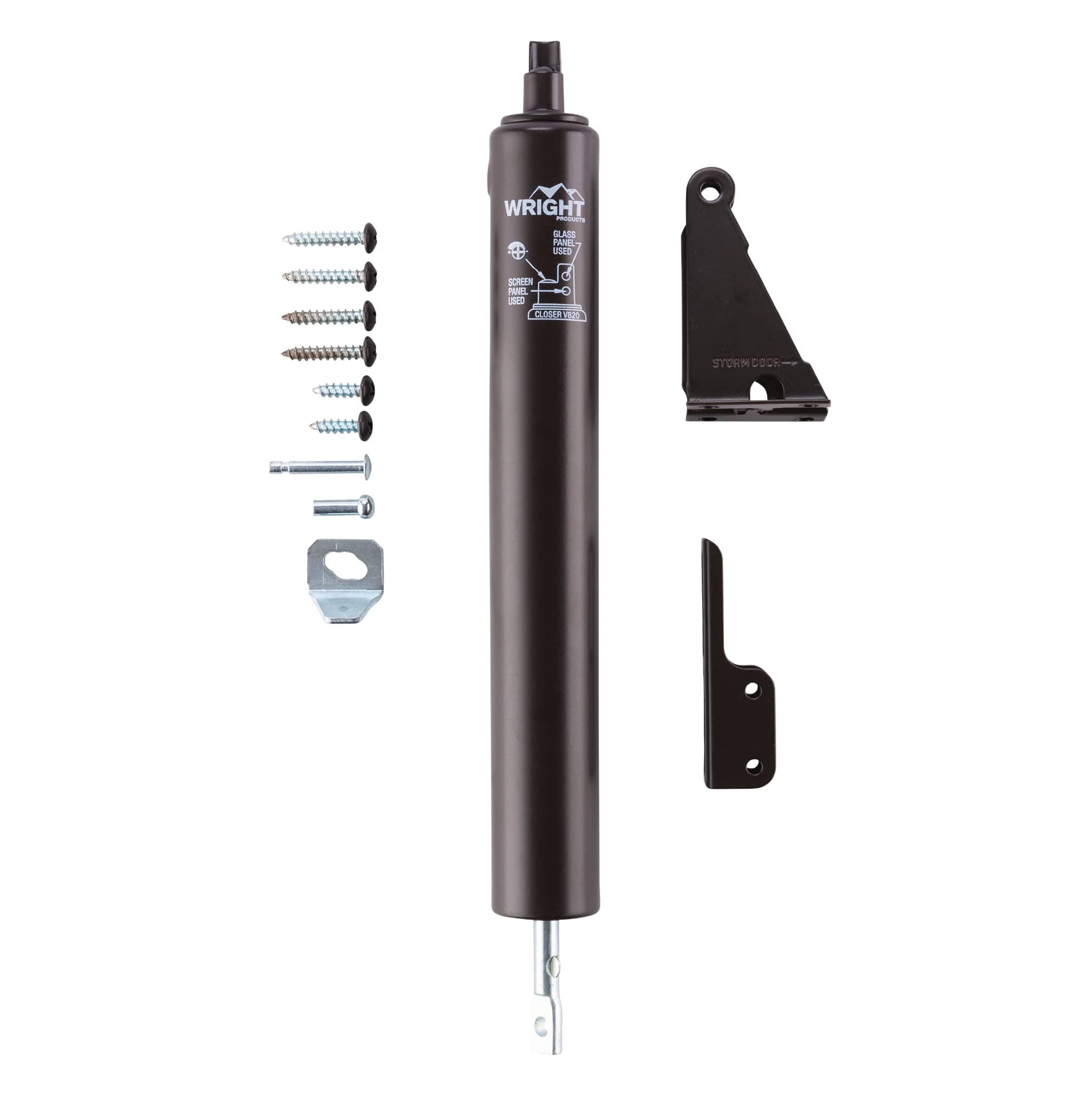 Wright Products V820AFB Medium Duty Pneumatic Closer, Florida. Brown, Bronze, One Size