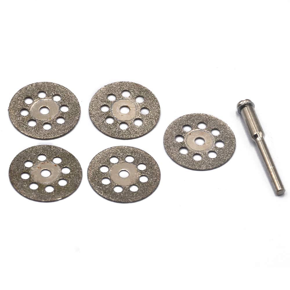 Diamond Cutting Wheel, 5PCS 1/8" Diamond Cutting Discs Cut-Off Wheel Blades Set Comepatible with Rotary Tool by Oudtinx