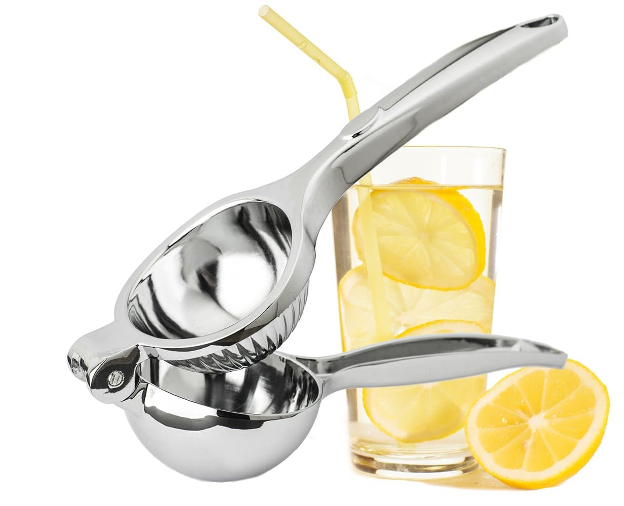ZANAYA Manual Lemon Squeezer, Lemon Press, Juice Extractor Single Press Hand Juicer Lime Citrus Fruit Juicer Heavy Duty Anti-Corrosive Dishwasher Safe