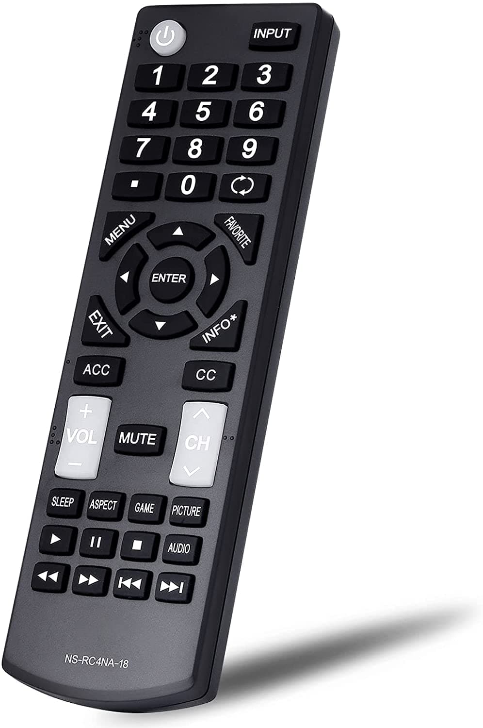 Replacement Remote Control Fit for Insignia LED LCD Smart TVs - Not for Fire & Roku TV