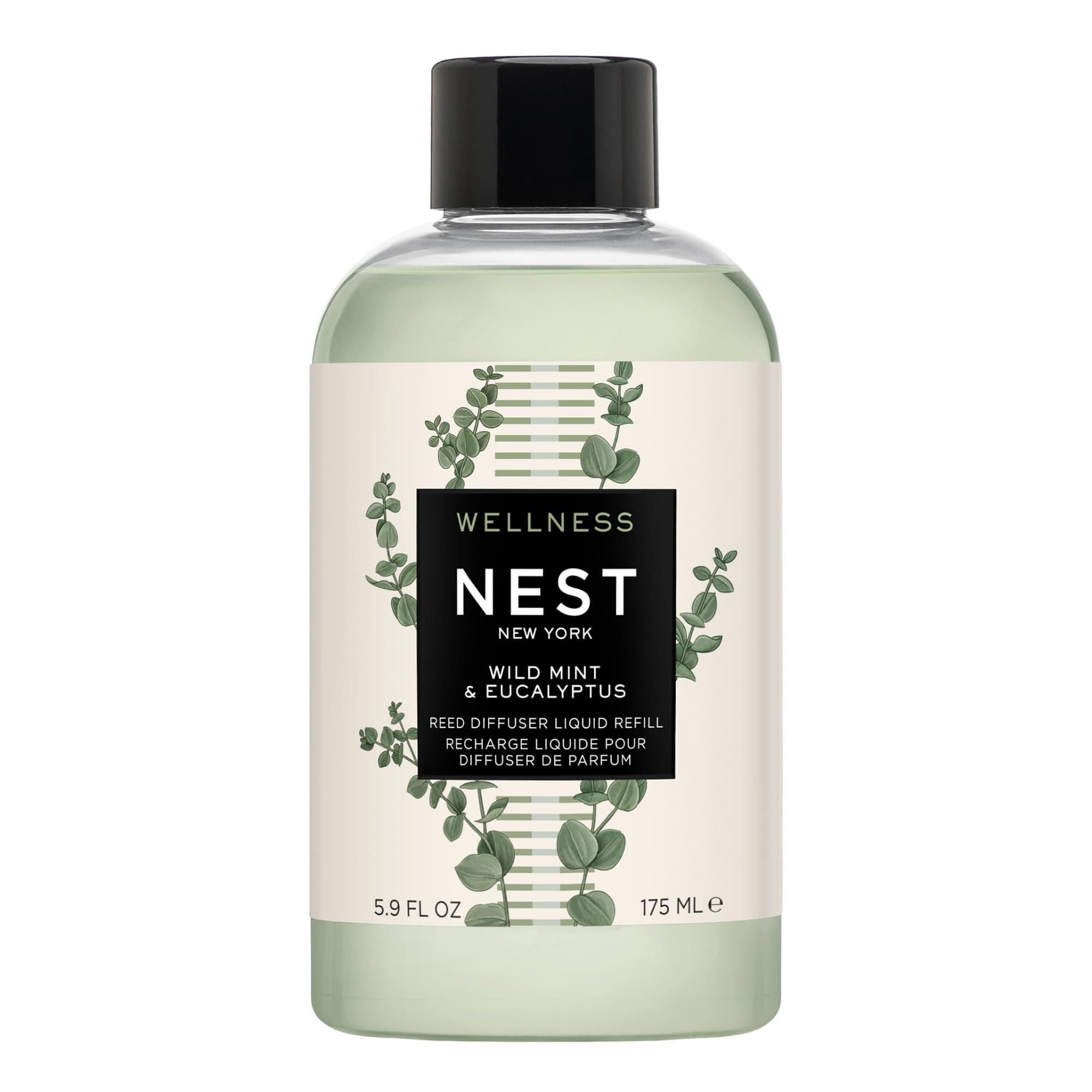 NEST Fragrances New York Wild Mint & Eucalyptus Reed Diffuser Liquid Refill