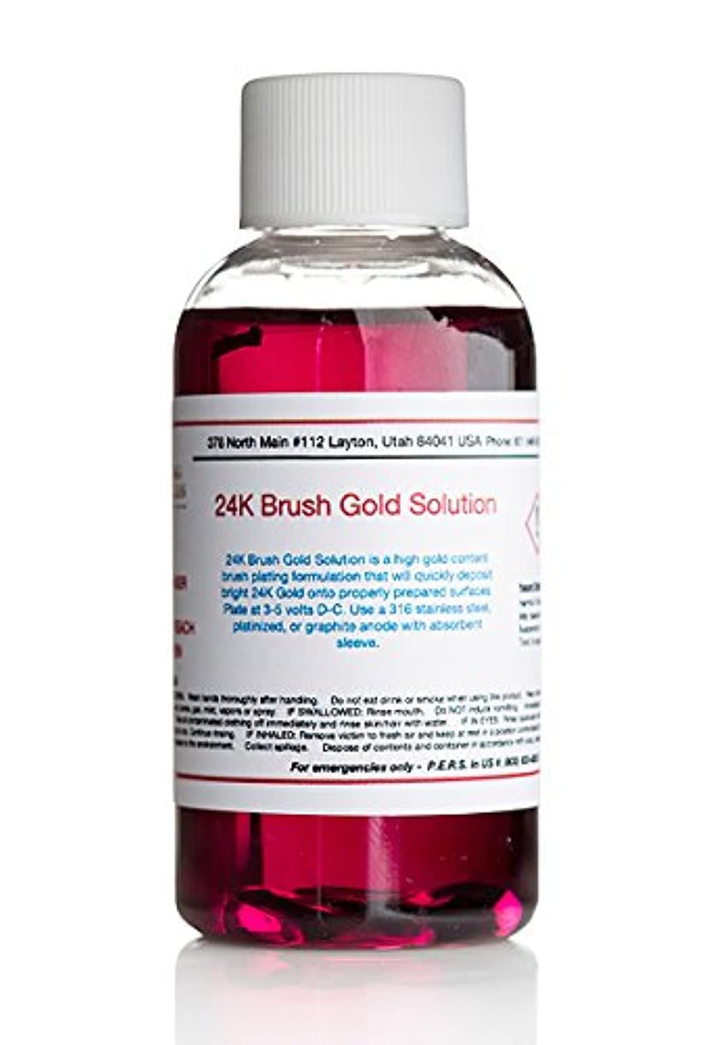 2 oz Liquid - 24k Gold Plating Solution Brush Gold The Fastest, Most Durable, Best Value, Most Consistent Gold Solution from the Most Trusted Name in the Industry Instant Results