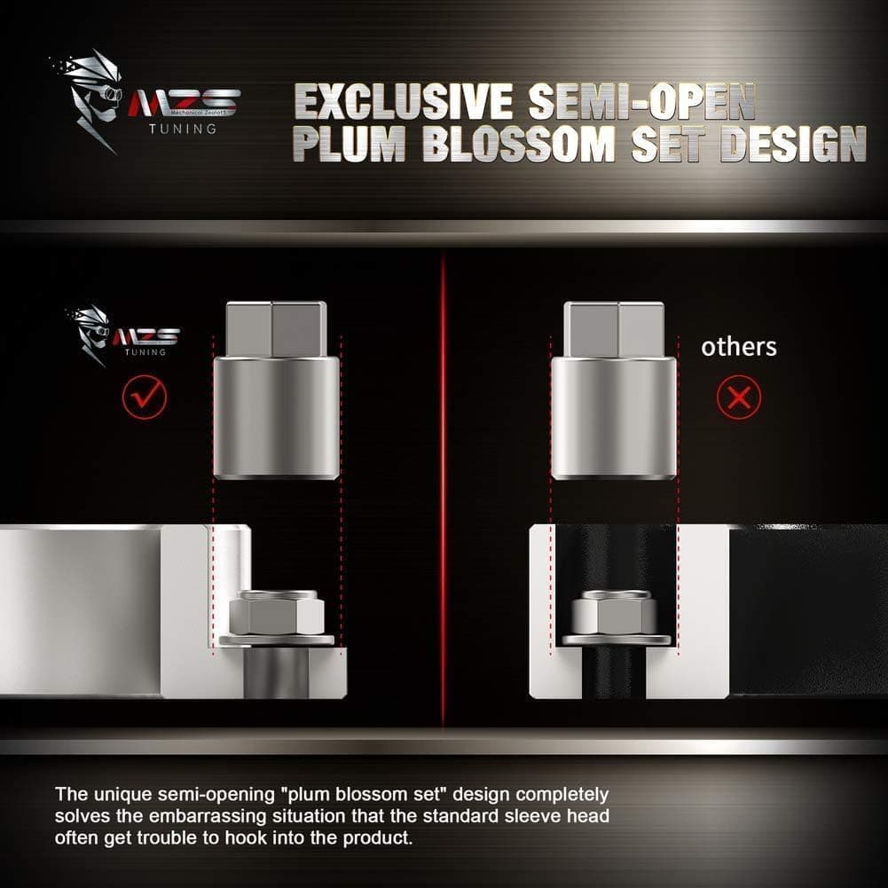 MZS Leveling Kit, 3.5" Front Strut Spacers with U-Bolts Compatible with 2007-2026 Silverado 1500/Sierra 1500 Yukon Suburban 1500 Tahoe/2007-2013 Avalanche 2WD 4WD