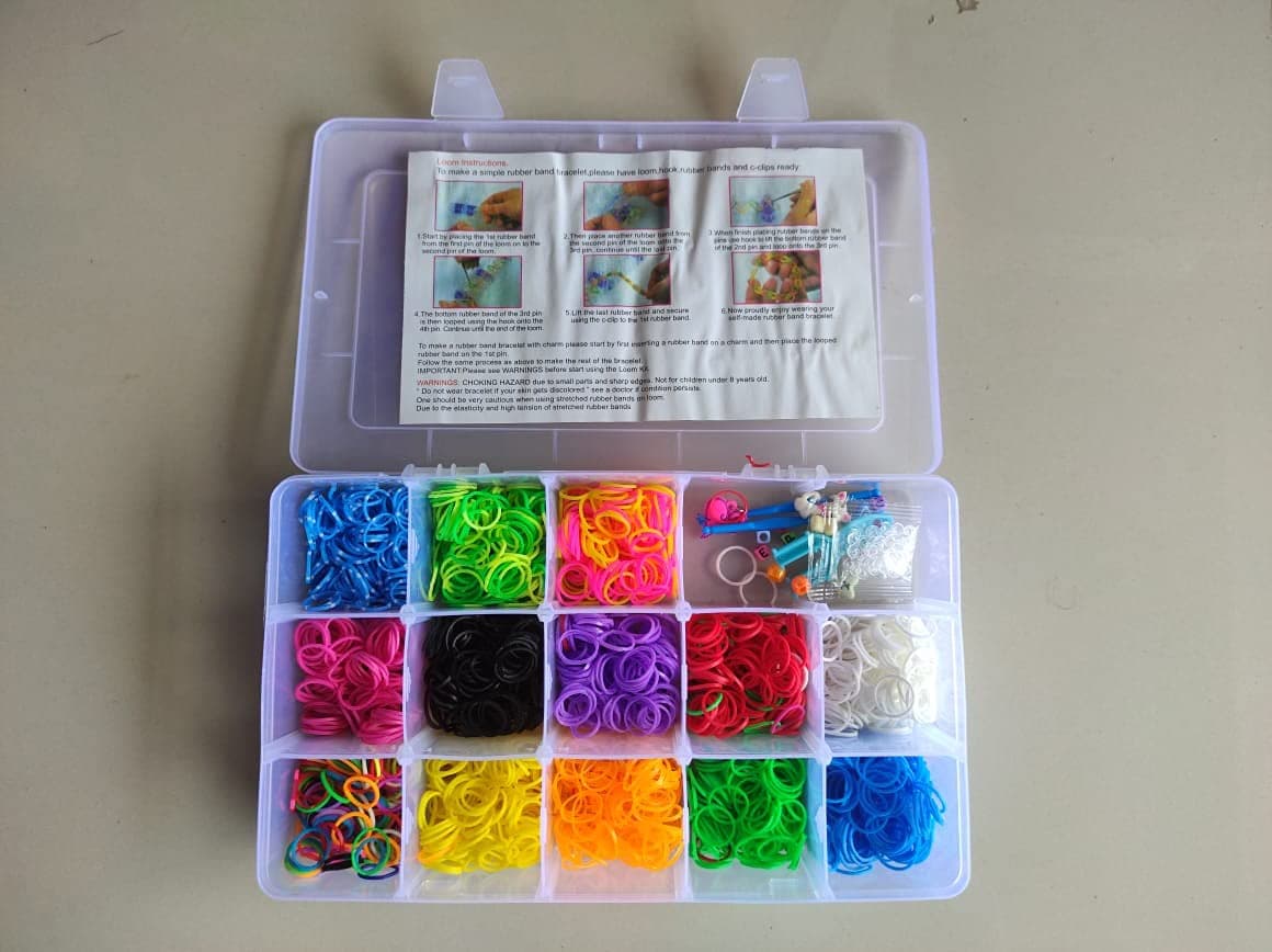 shatchikrupa complete krazy looms kit- Multi color