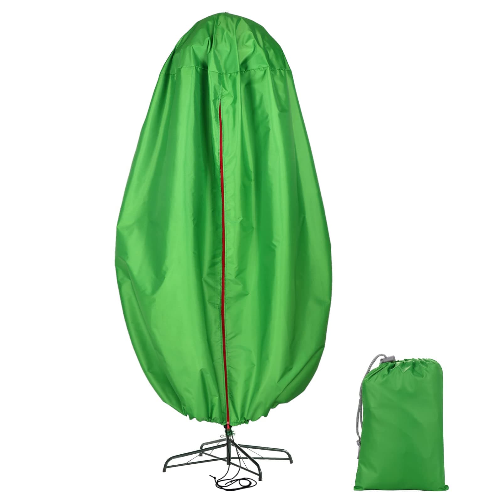 SMLJFO Upright Christmas Tree Storage Bag with Drawstring Fits Up to 6ft Tree, Waterproof Dust-proof Christmas Tree Storage Cover for Your Artificial Tree Standing