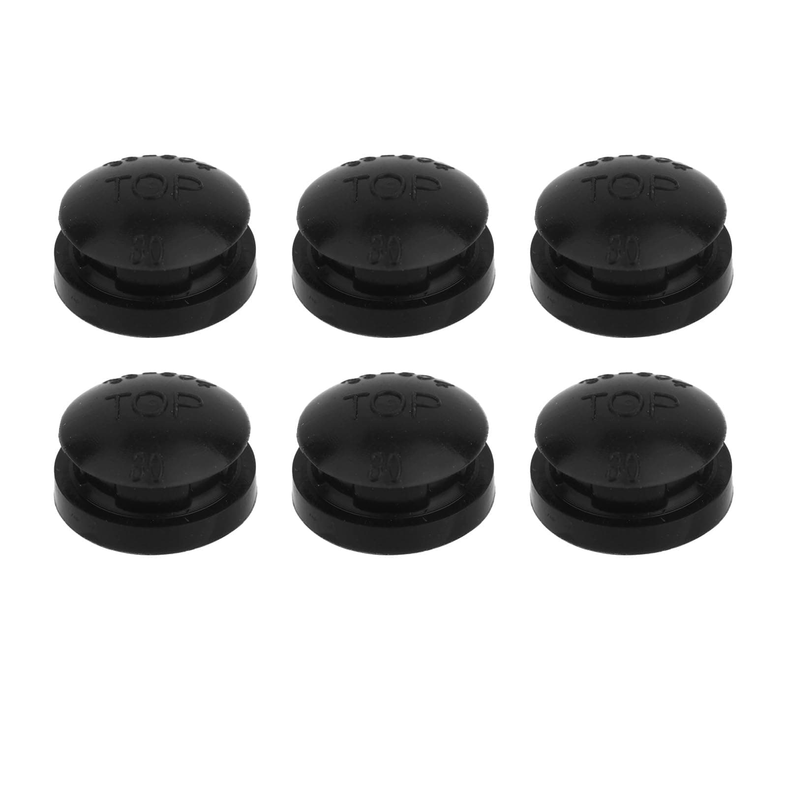 6pcs 09915 Pressure Plug for Pressure Cookers, Durable Plastic Replacement Parts Compatible with Presto Pressure Cookers and Jugs (Black)