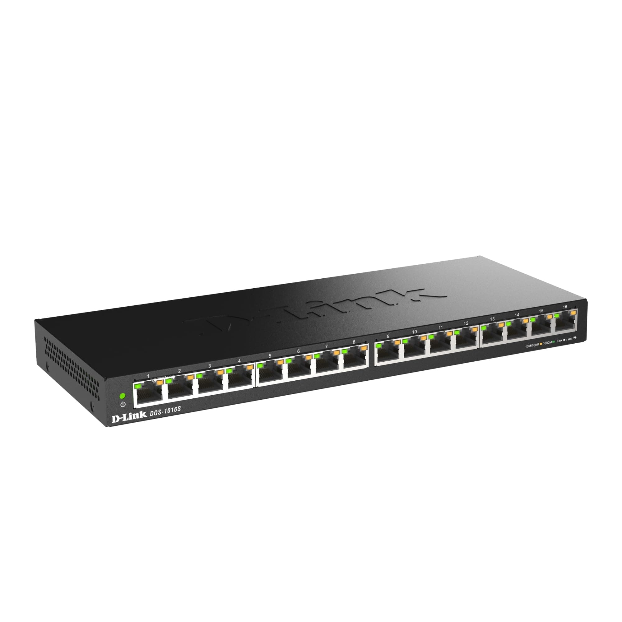 D-Link Switch Non administrable 16 Ports Gigabit, Black