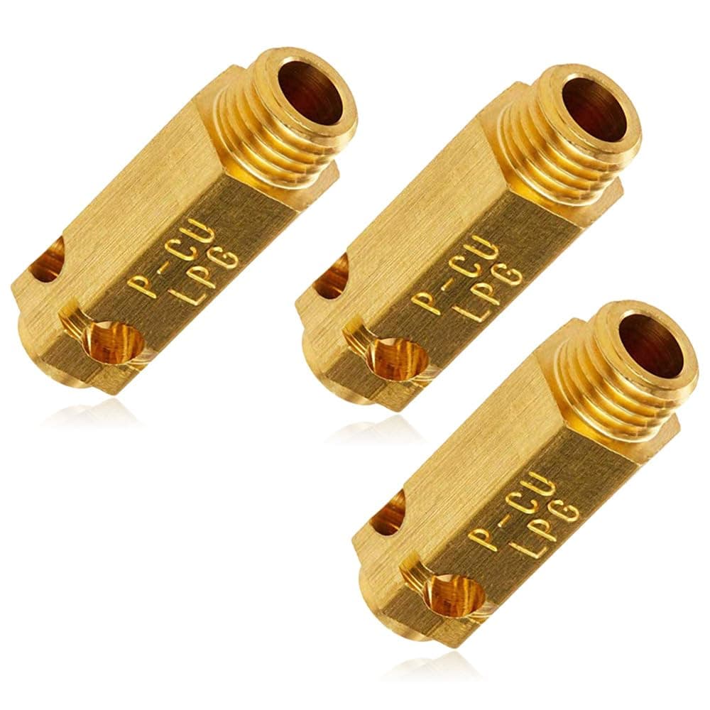 Upgraded 383EEL3002D Dryer LP Gas Conversion Kit Replacement Part for LG Kenmore Dryer - Replaces 383EEL3002D, B00AMF8ETW, Pure Brass, 3 Pcs