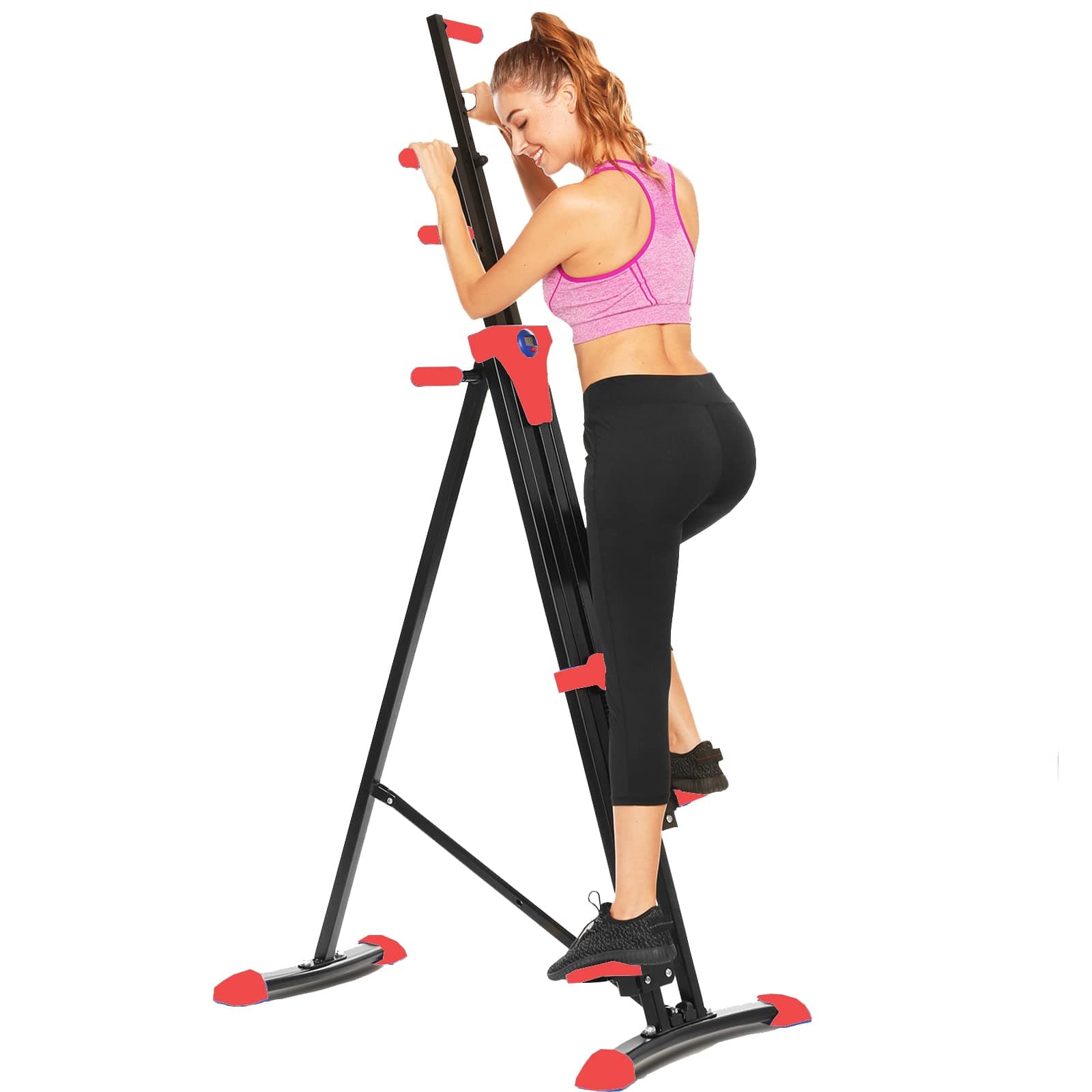 The ONLY Vertical Climber Machine Combined Resistance Training and High-Intensity Cardio for Home, More Than 350 lbs Weight Capacity,Full Body Stair Climber,Home Gym Exercise Machine for Men and Women