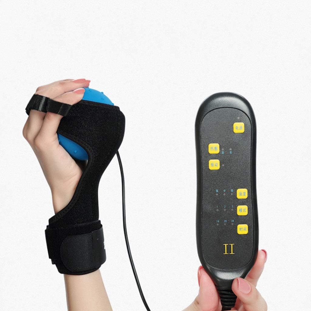 MSF Massage Tools Electric Hand Massage Ball Hot Compress Stroke Hemiplegia Finger Rehabilitation Training Machine Finger Recovery Equipment