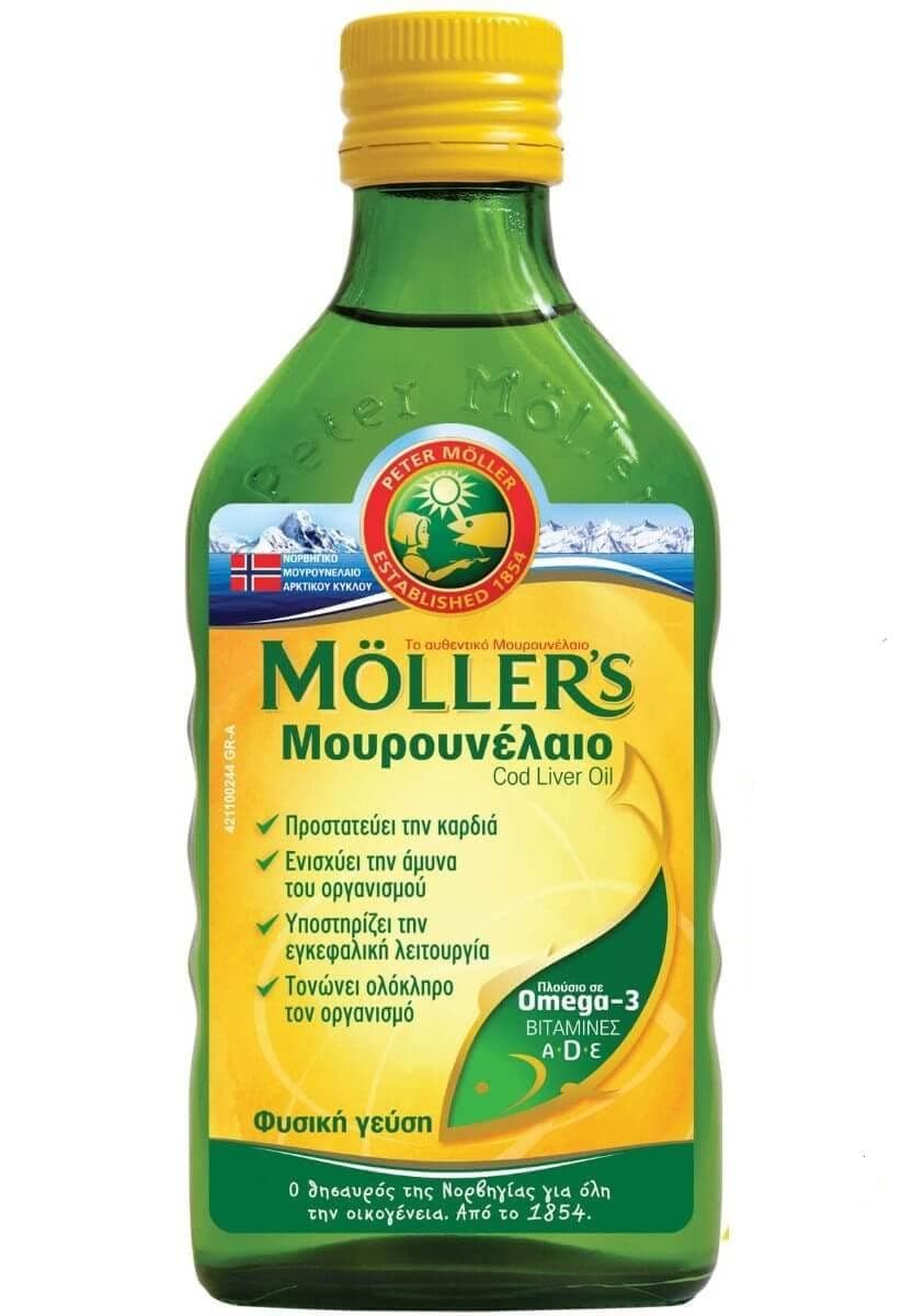 Moller's Cod Liver Oil Natural Flavour 250ml
