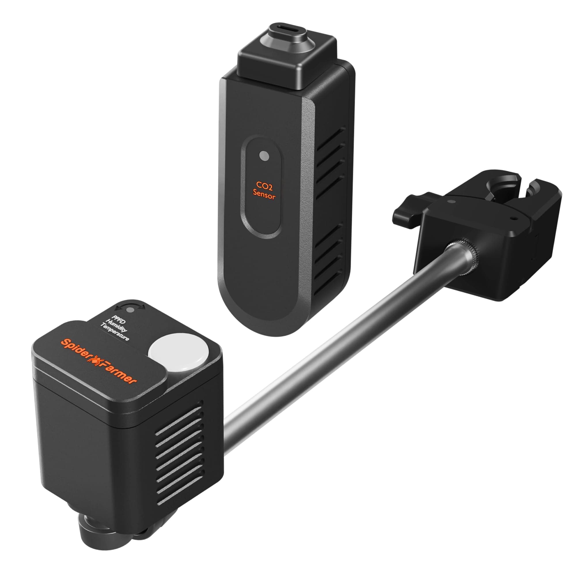 GGS Sensor Pro Kits, 4-in-1 VPD/PPFD/Temp/Humid Sensor with CO2 Sensor, for Indoor Growing Environmental Monitoring Precision Control