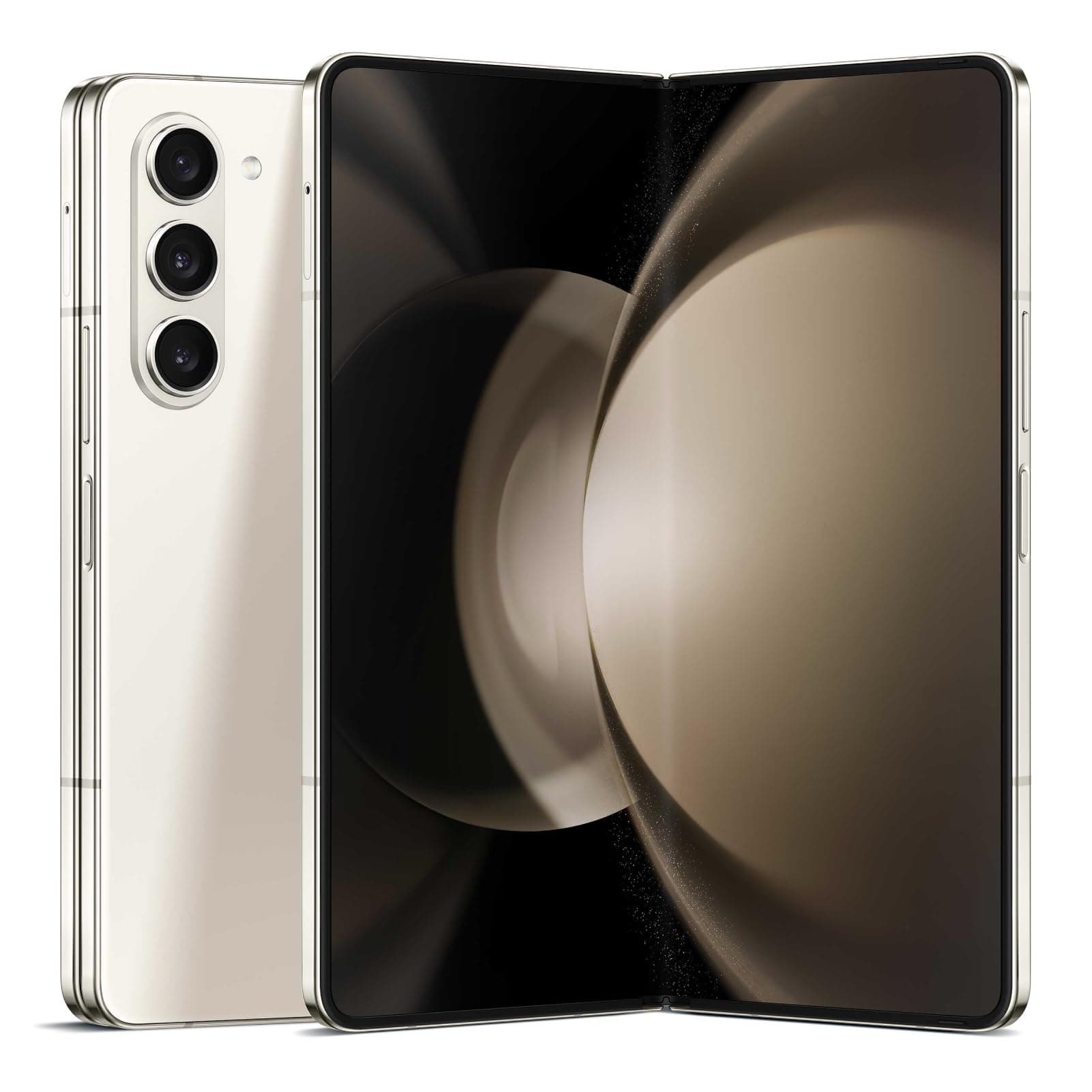 Samsung Galaxy Z Fold 5 5G US Version, 512GB, Cream - Unlocked (Renewed)