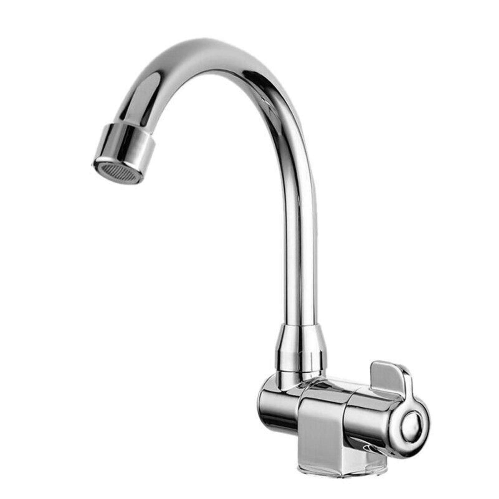 Caravan Boat Folding Faucet, 360 Degree Rotation Single Handle Folding Faucet, Camping Cold Water Stainless Steel Kitchen Basin Faucets, for Home Boat Yacht Camping RV Caravan