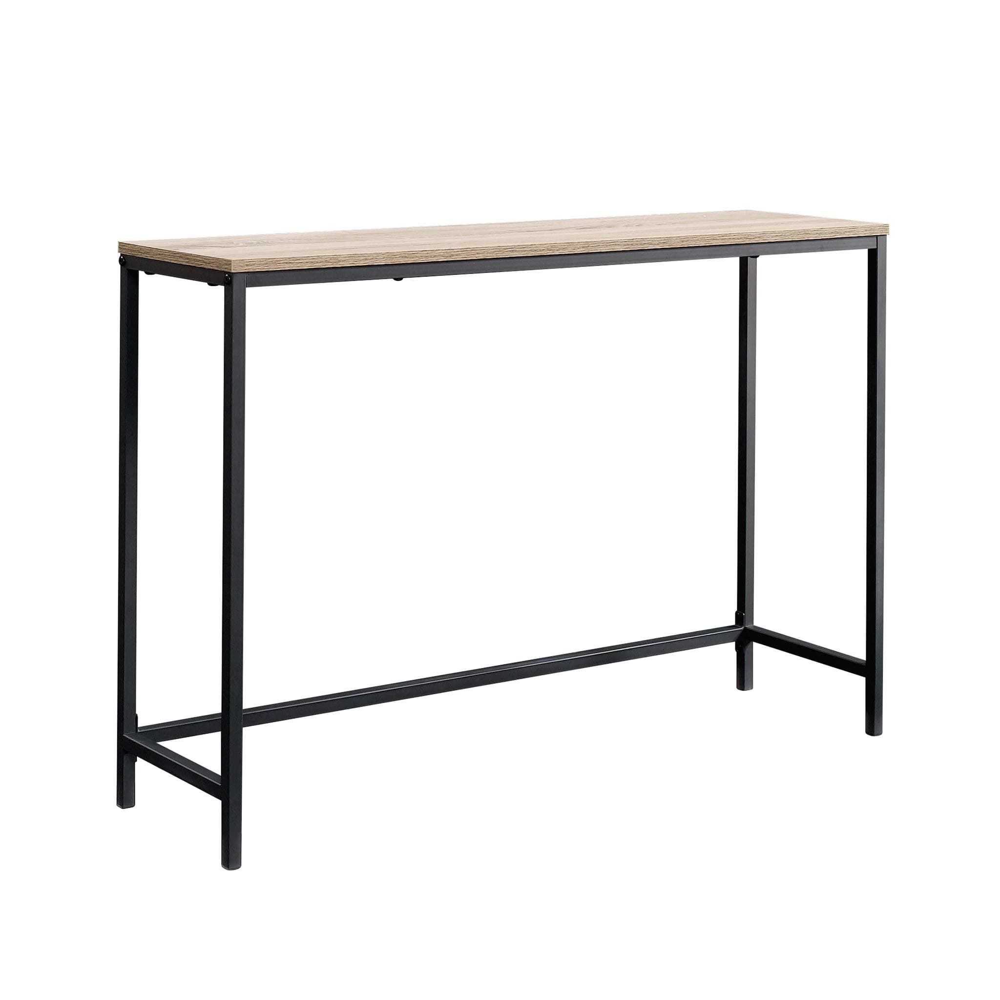 Sauder North Avenue Sofa Table, Charter Oak Finish - Black