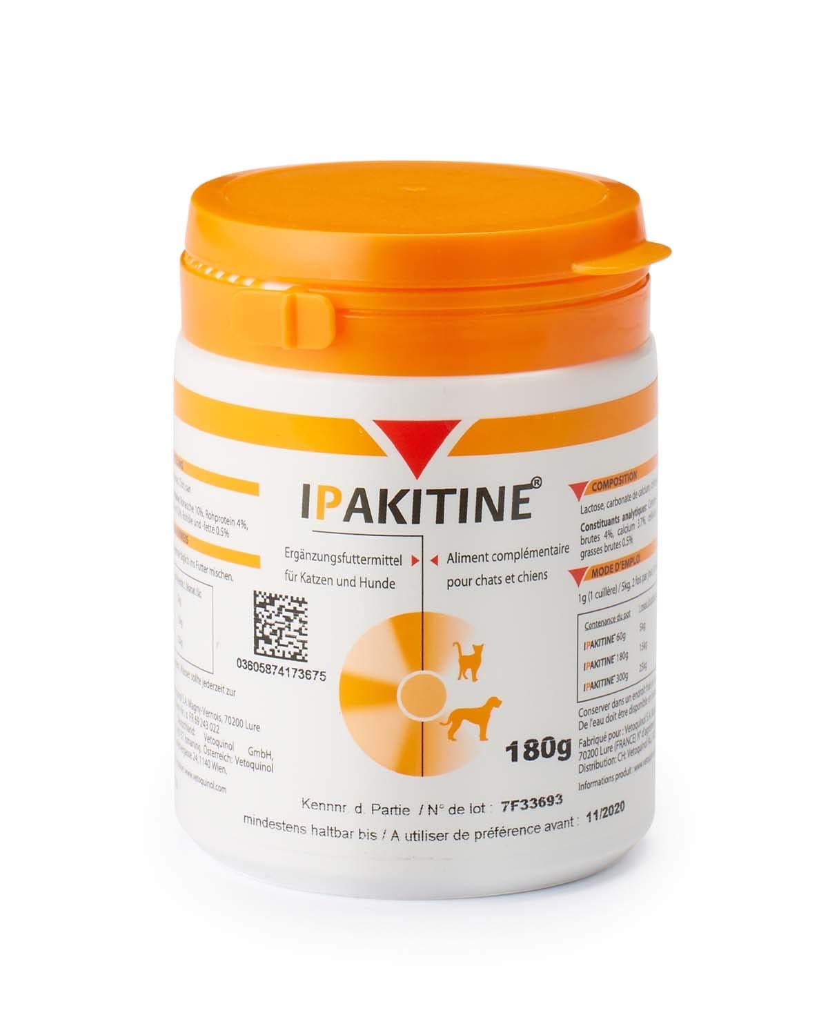 Vetoquinol Ipakitine Phosphate Reducer Aiding Kidney Function (Size: 180g Pot)