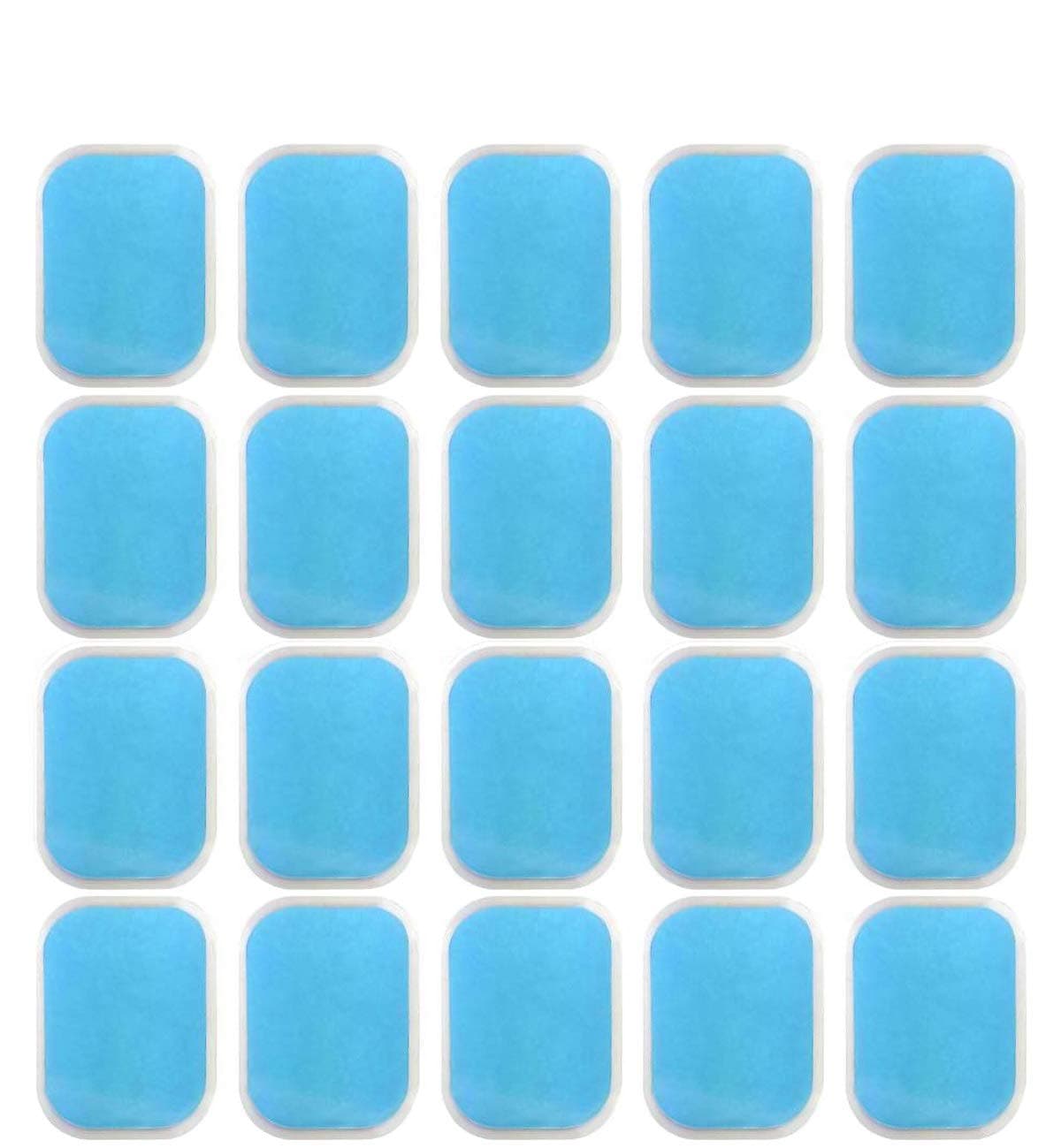 VINMASSABS Stimulator Hips Trainer Replacement Gel Sheet 20Pcs / 10 Packs, Accessory for Muscle Toner, EMS AB Trainer Gel Pad at home Gym Office Fitness workout equipment