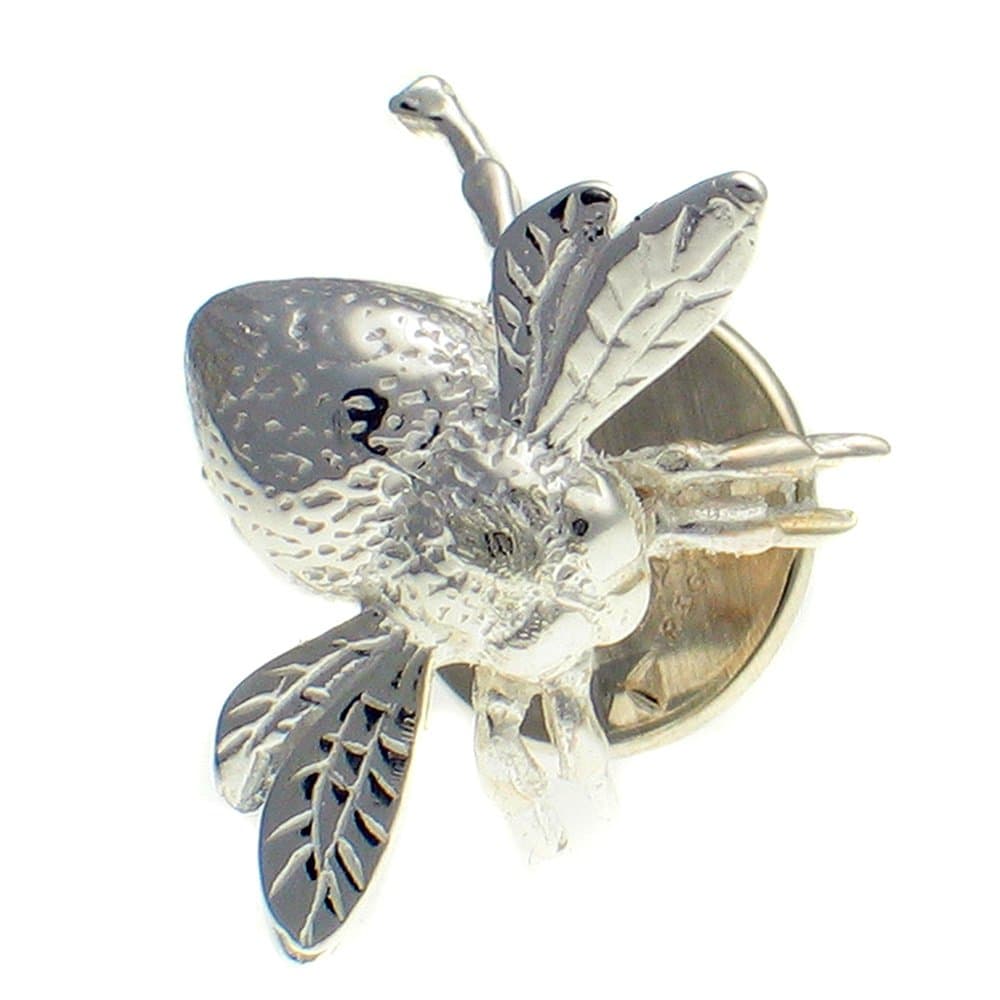 Welded Bliss Sterling 925 Silver Bee, Lapel Pin, Stud Brooch WBC1537