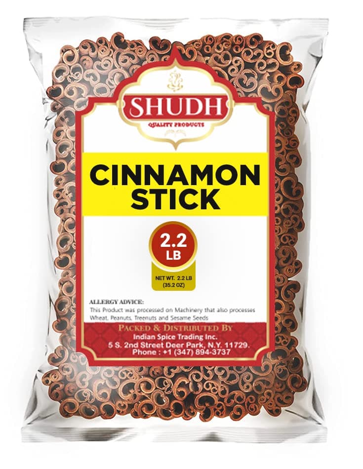 Cinnamon Sticks 35.2 OZ | 2.2 LB | ~170 - 200 Sticks | Cassia Cinnamon | Great for Coffee, Tea, Baking & Oatmeal | 2-3/4" Length | 100% Raw From Indonesia | by Indian Spice