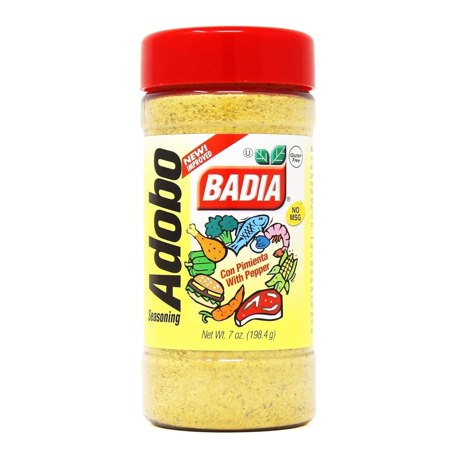 BADIA ADOBO WITH PEPPER 198.4GM