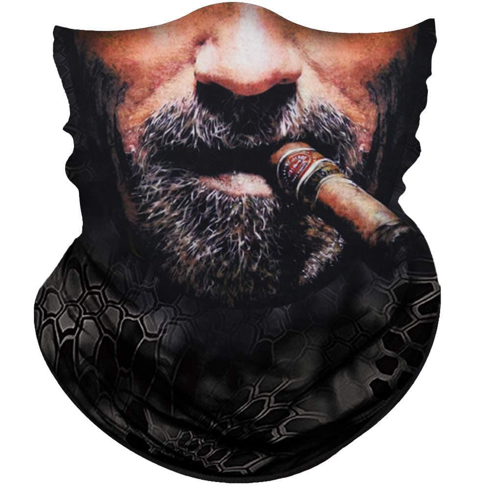 Neck Gaiter Face Mask Bandana for Dust Wind Sun Protection for Men Women