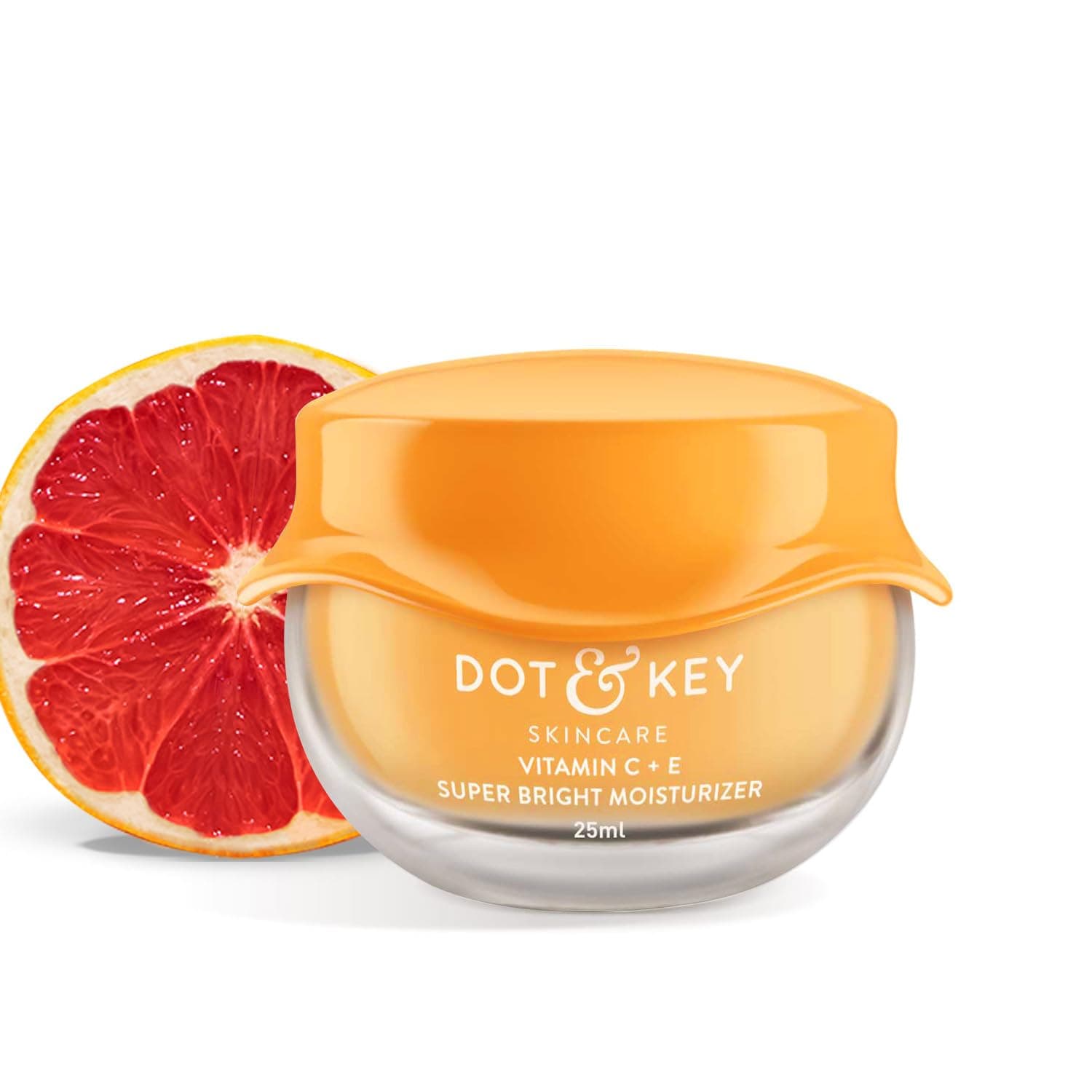 Vitamin C + E Sorbet Super Bright Moisturizer for Face | Vitamin C Face Cream For Glowing Skin | Reduces Skin Dullness | Oil Free & Lightweight | For All Skin Types | 25ml