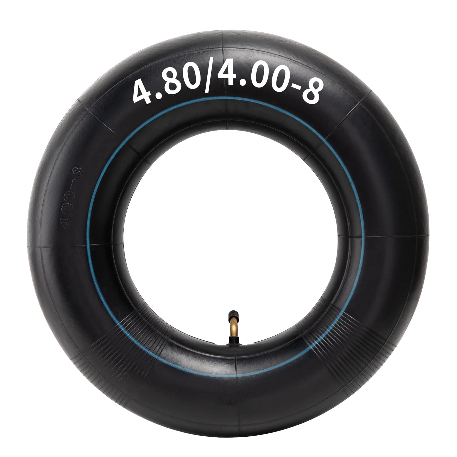 YeYouC Heavy Duty 4.80-8/4.00-8 Inch Replacement Tire Inner Tube, 4.80/4.00-8 Innertube with TR87 Angled Valve for Wheelbarrows, Mowers, wagons and More for 4.80-8 4.00-8 480/400-8 Tires Pack of 1