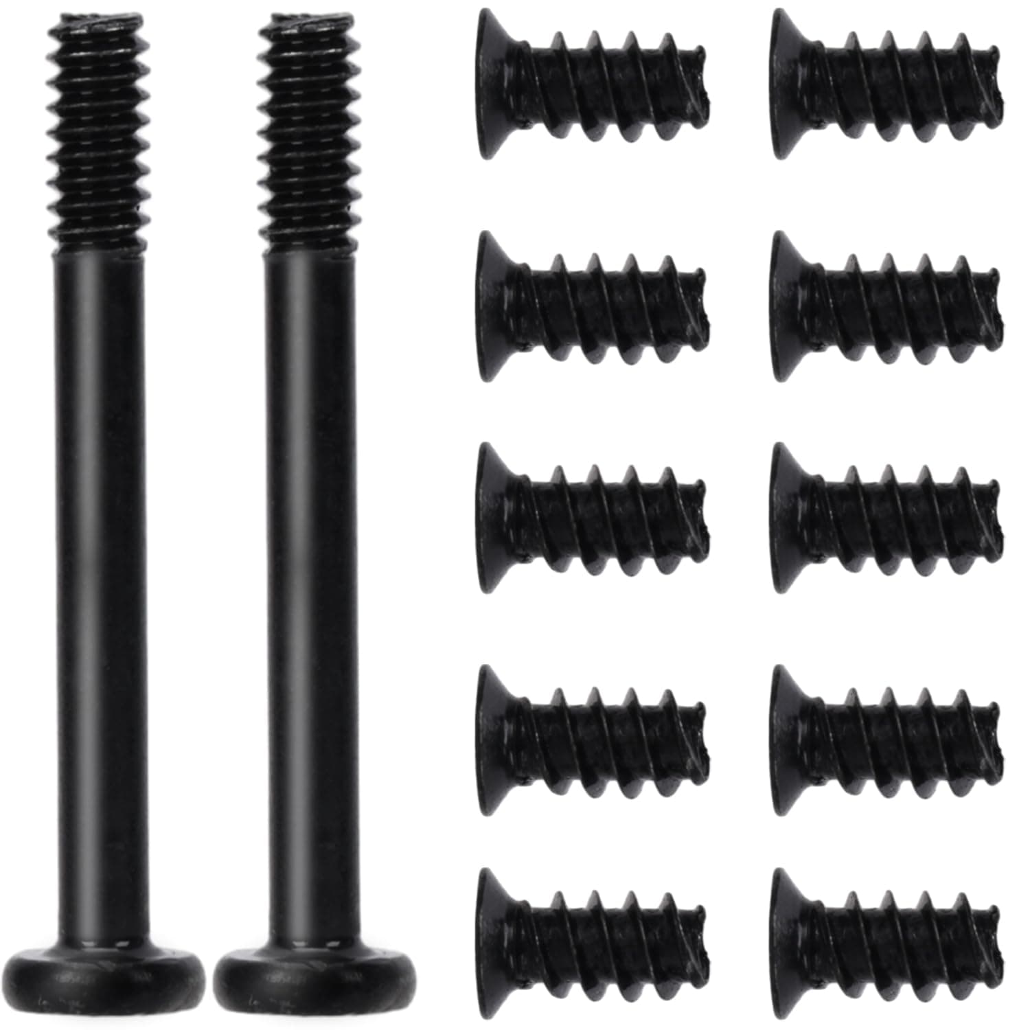 SGTKJSJS Computer Cooling Fan Mount Screws Case Fan Long Short Screws ,Long Short Screws Kit(#6-32x30mm20PCS /M5x10mm20PCS)