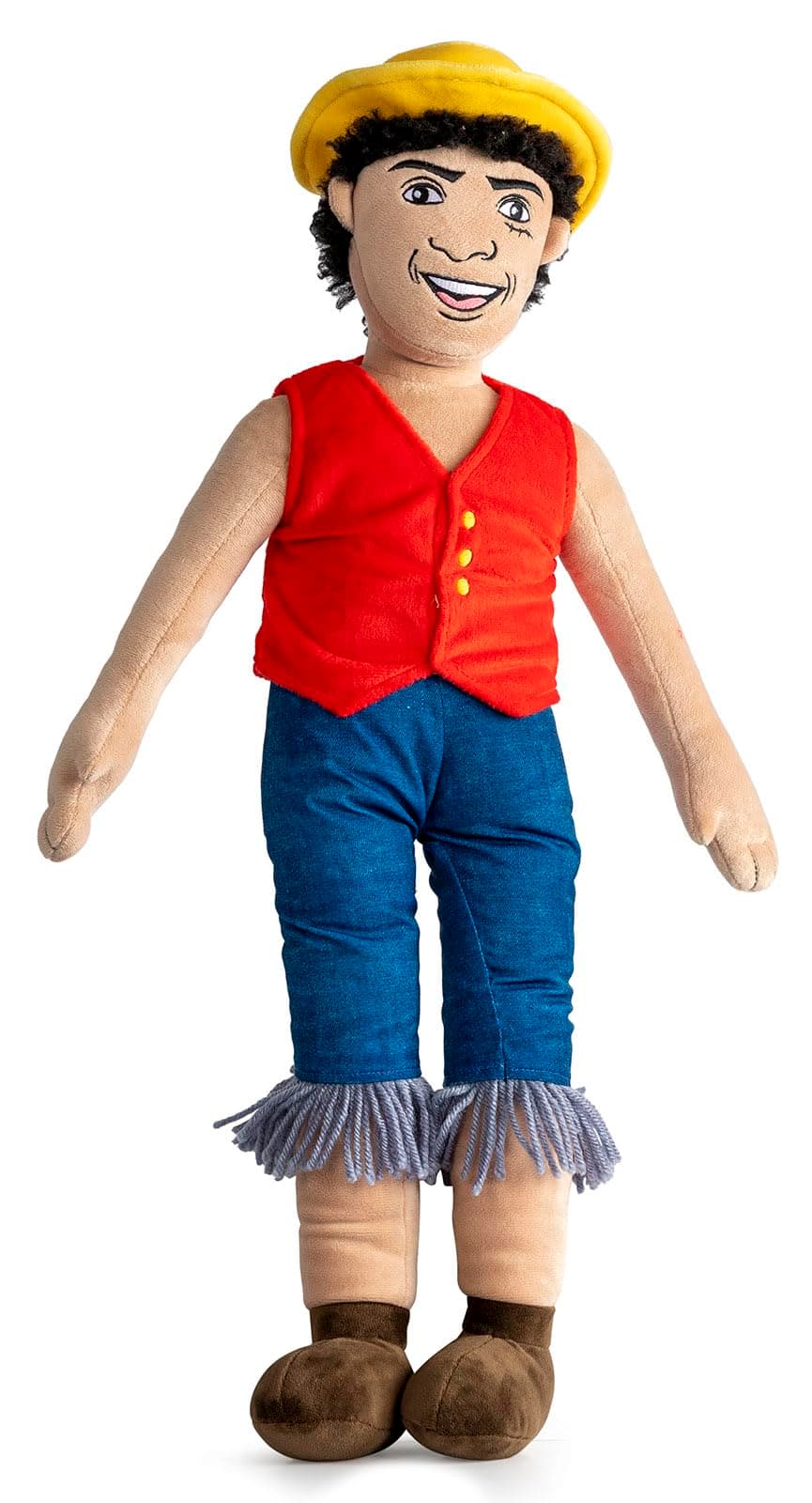 Jay Franco One Piece Monkey D. Luffy Plush Pillow Buddy - Super Soft Character Pillow - Polyester Microfiber - 26 Inches