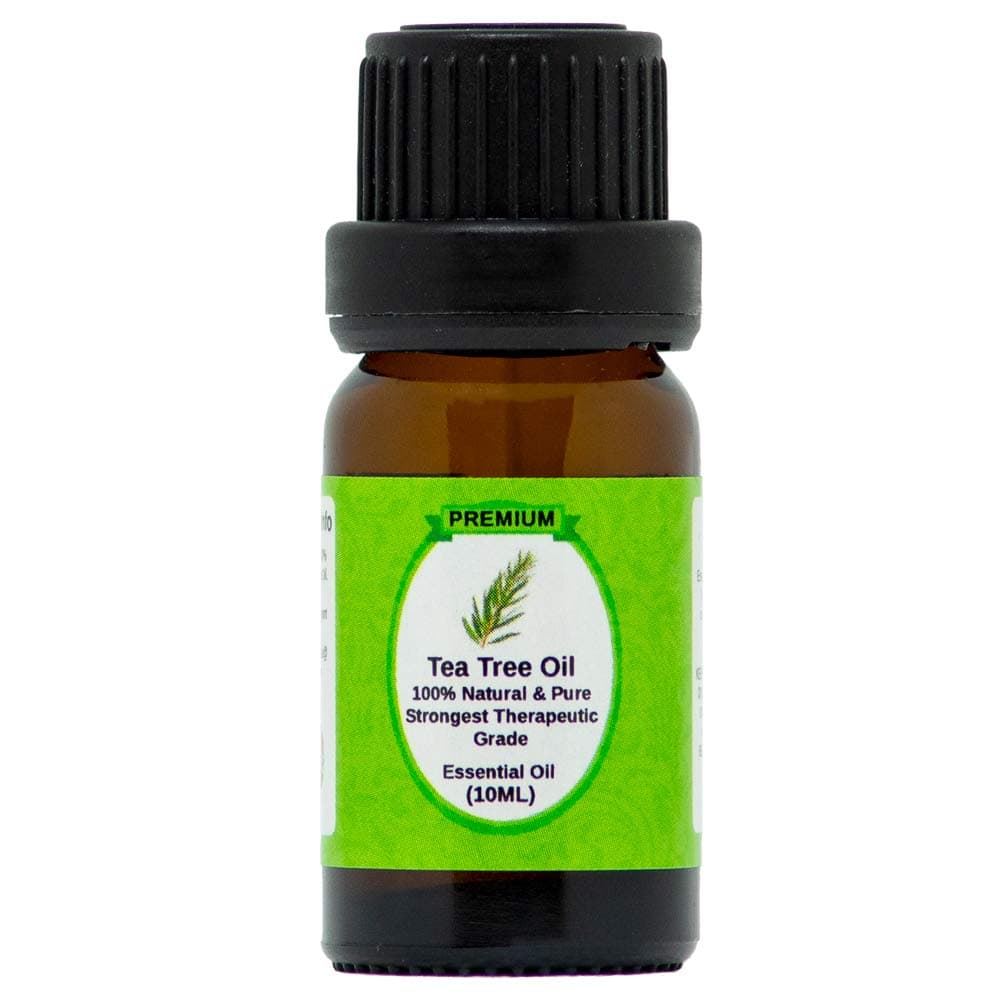 Tea Tree Essential Oil - 10 ml | 100% Pure/Natural Tea Tree Oil | Therapeutic Grade | Aromatherapy, Diffuser & Humidifier| Hand Sanitizer | All Purpose Cleaner | Hair, Skin, Face