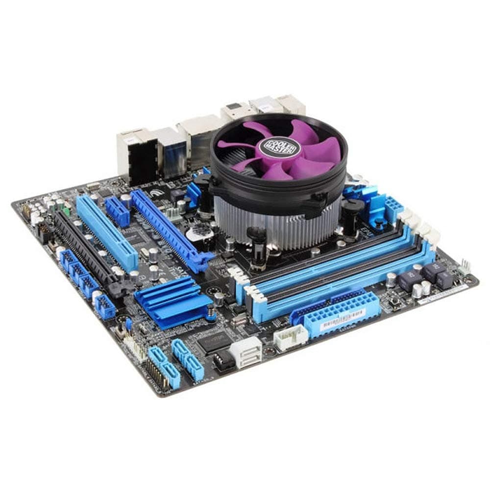 X Dream i117 CPU Air Cooling System - 60.4 mm Low-Profile Cross-Shaped Design, 95mm Low-Noise Fan (19 dBA, 1800 RPM), Push-Pin Clip Installation - Compatible with Intel LGA 1200 Sockets