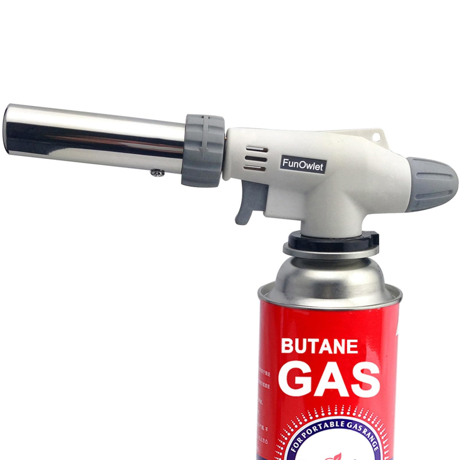 Flame gun the electron strikesa light