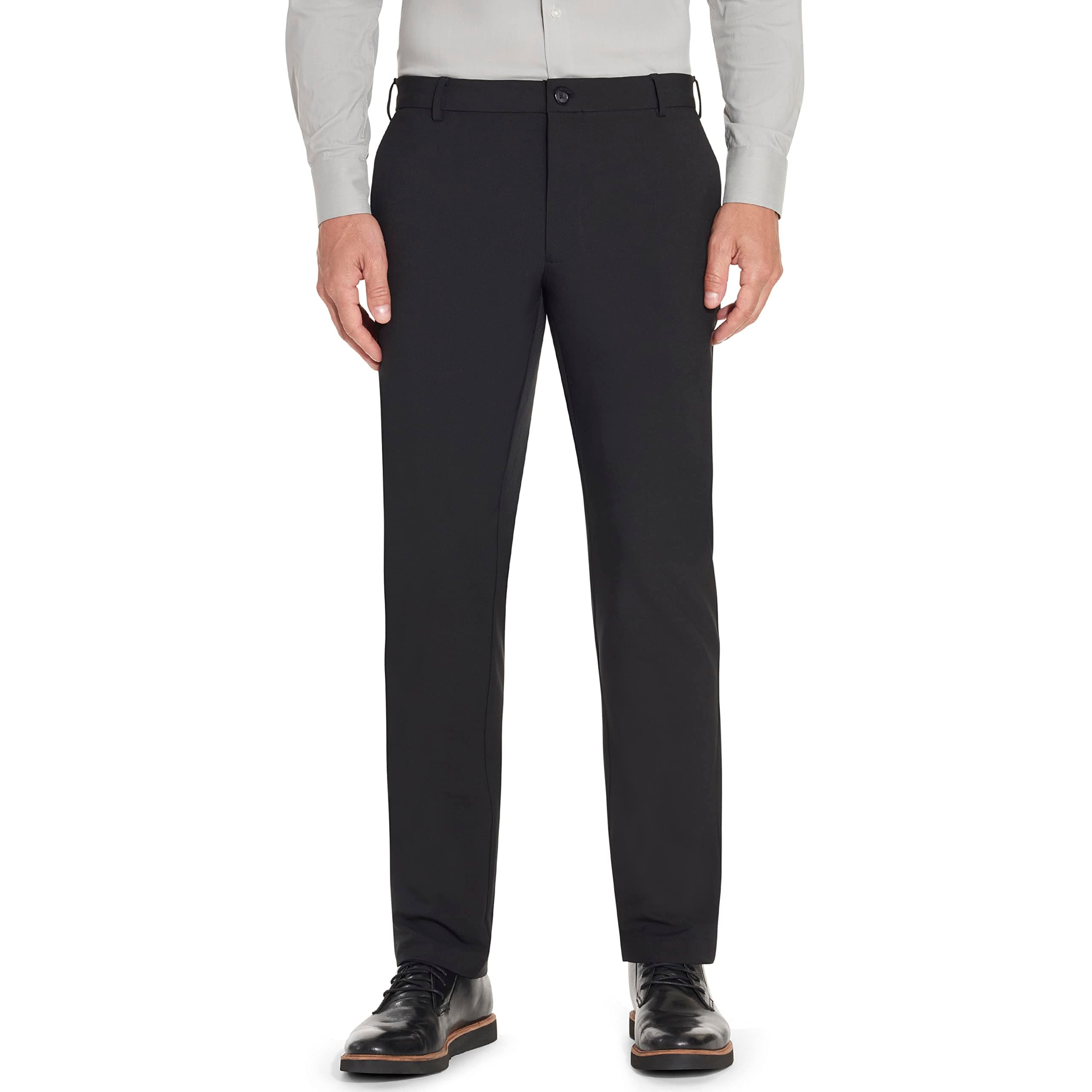Van Heusen Men's Slim Fit Flex Flat Front Pant