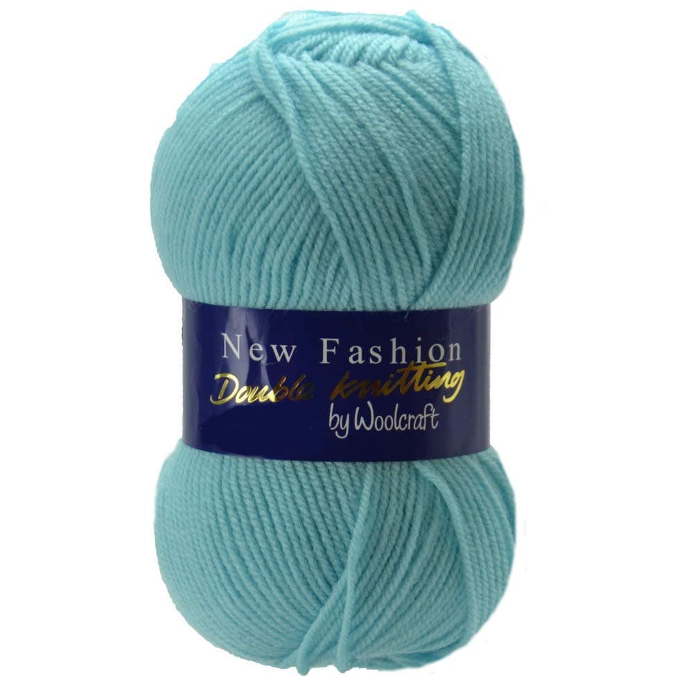 5 x 100g Woolcraft Dk Double Knitting Wool, Yarn (5 x 100g Turquoise 6f20)