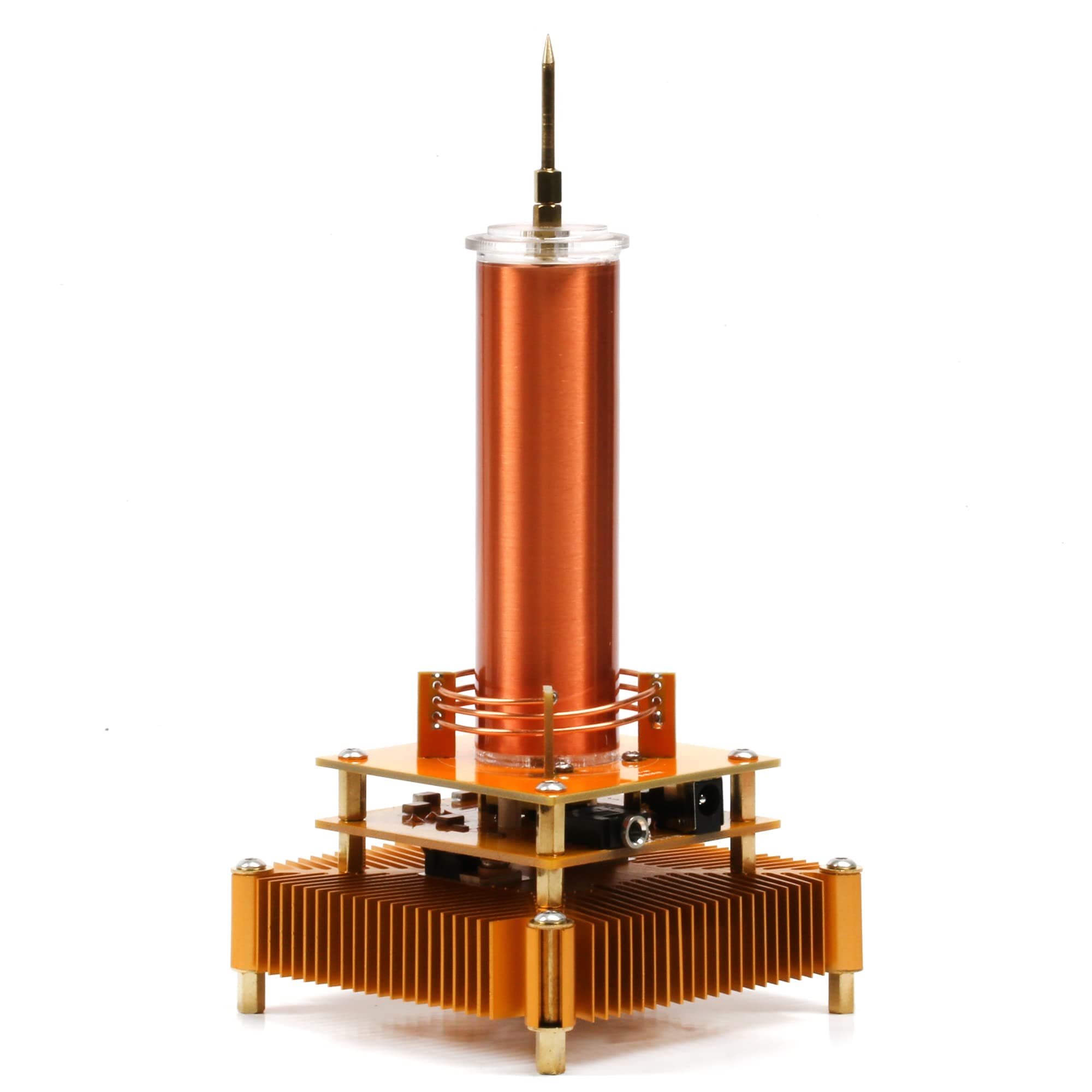 Bluetooth Music Tesla Coil Arc Plasma Loudspeaker Wireless Transmission Experiment Desktop Model Toy YS01B