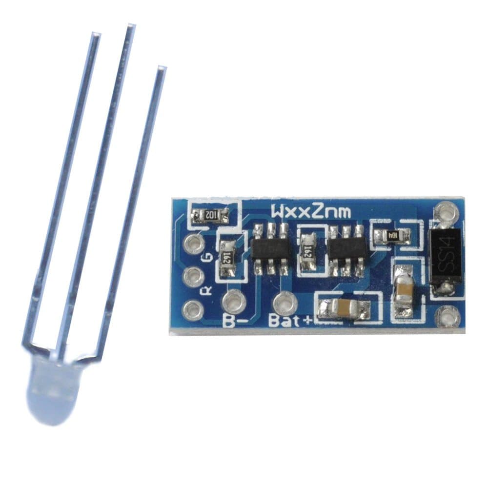 Solu Dual TP4057 Lithium Battery 1 A LED Charging Board Reverse Connect Protect// Dual TP4057 Li-ion Lithium Battery 1A LED Charging Board