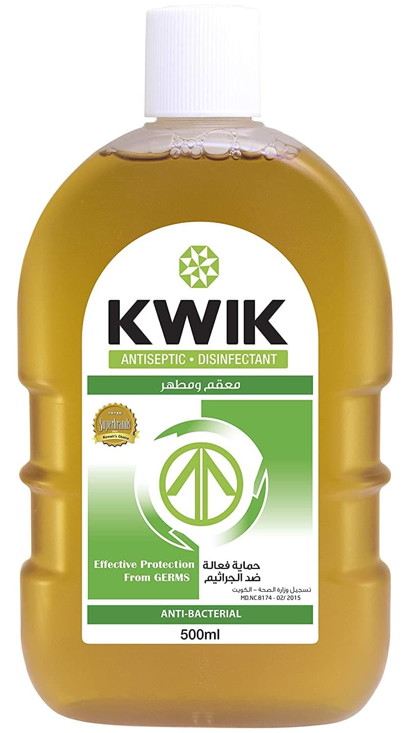 Kwik Antiseptic Disinfectant Anti Bacterial Liquid 500ml