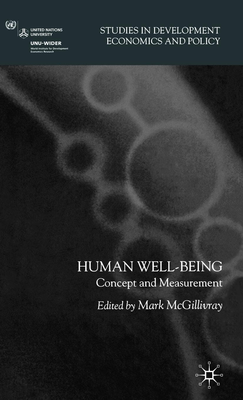 Human Well-Being: Concept and Measurement