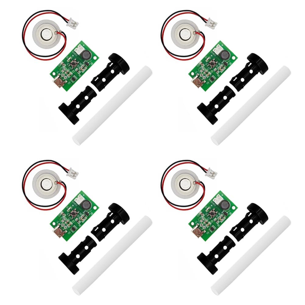 - 4Pcs USB Humidifieration Atomization Disc Micro Interface Atomization Drive Circuit Board DC 5V for DIY Home