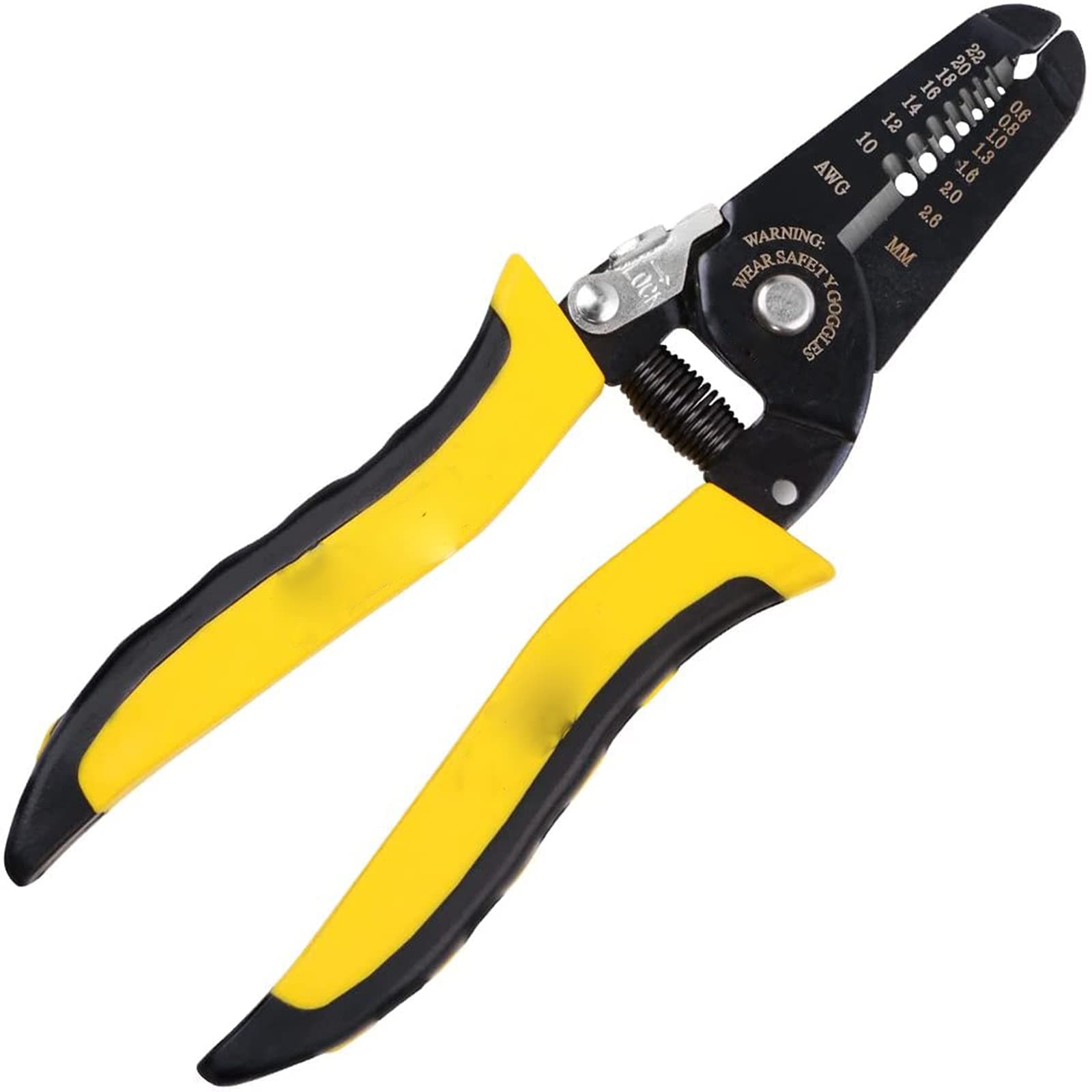 Wire Stripper, 10-22 AWG, Wire Cutter, Wire Stripper Crimper, Wire Stripping Tool, Cable Stripper, Wiring Tools, Wire Crimping Tool,Professional Handle Design And Refined Craftsmanship.