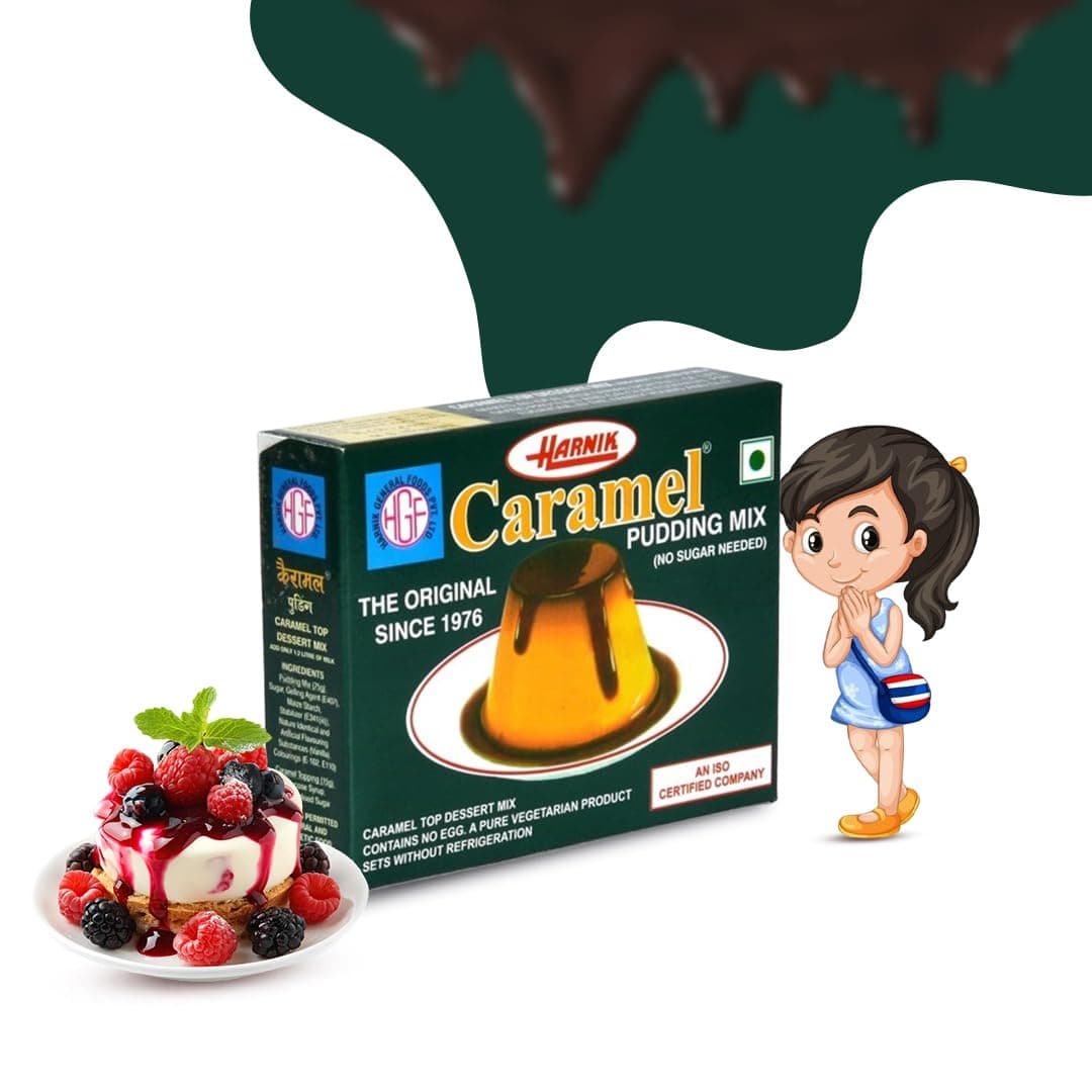 Caramel Pudding (Mix) - 90 Gm (Pack of 5)