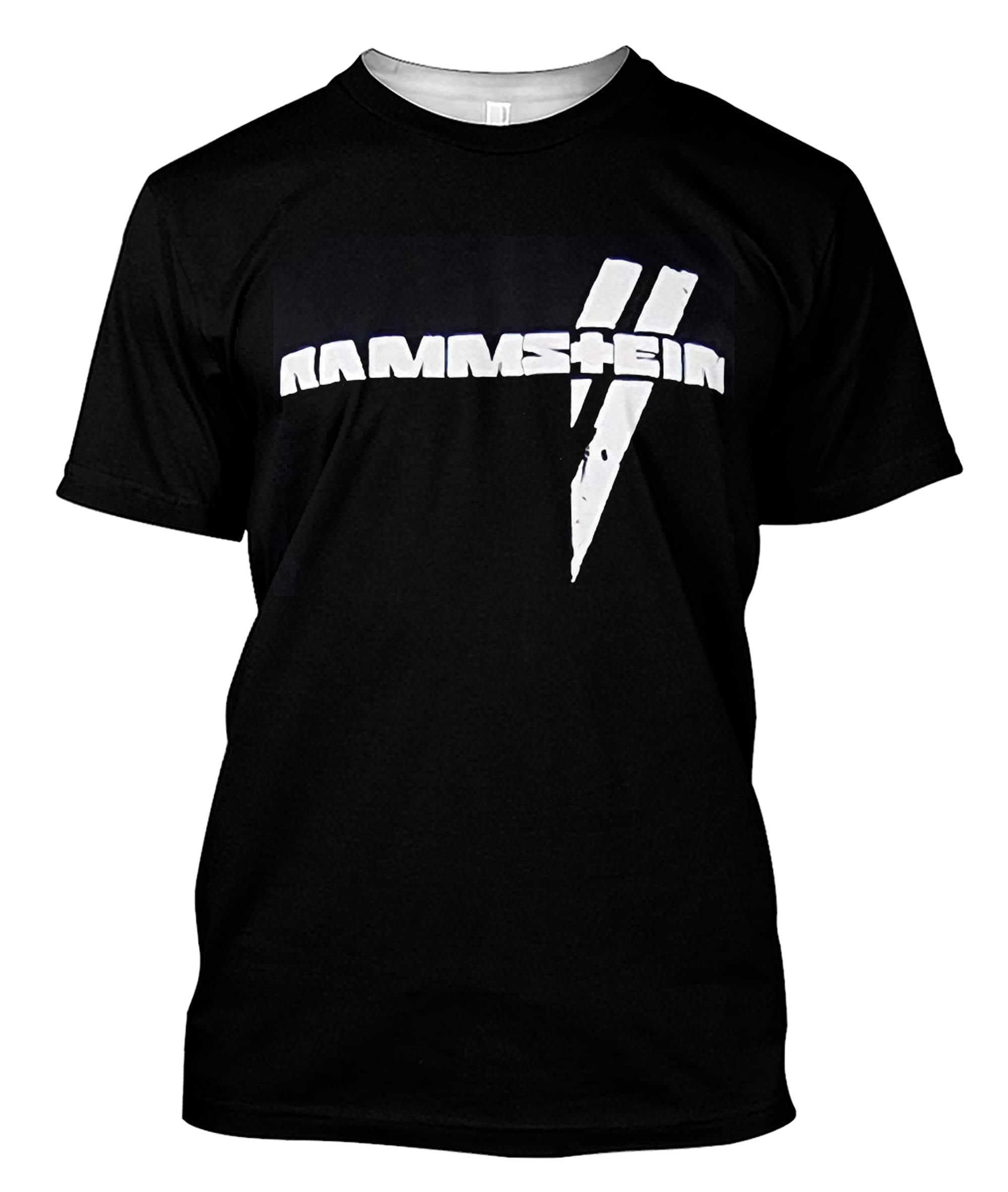 Rammstein, T-Shirt Weisse Balken