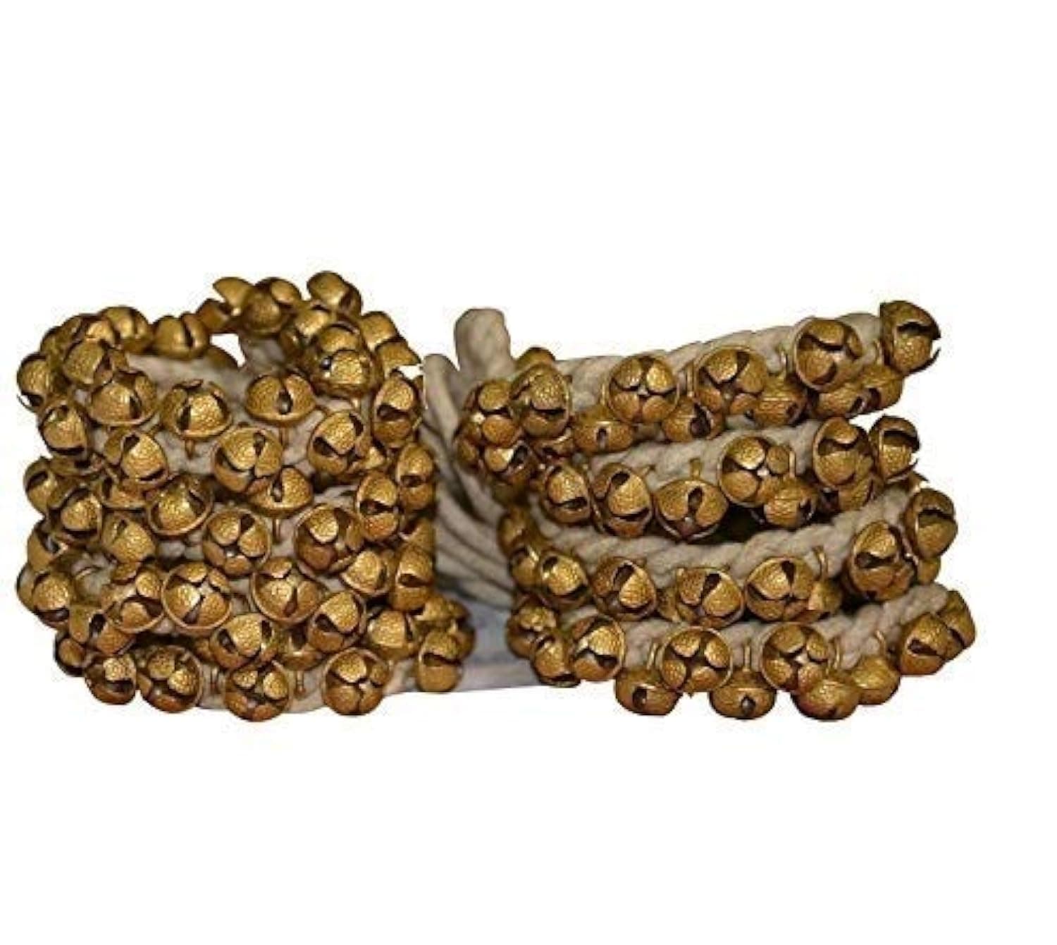 UAPAN Ghungroo White Cotton String (150+150_1.9 CM)