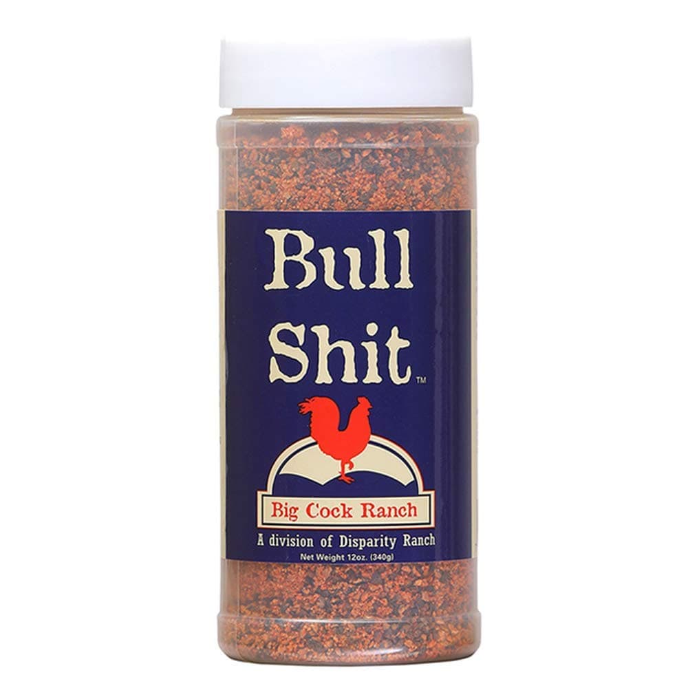 Big Cock Ranch Bull Shit Steak Seasoning, Net Wt 12oz
