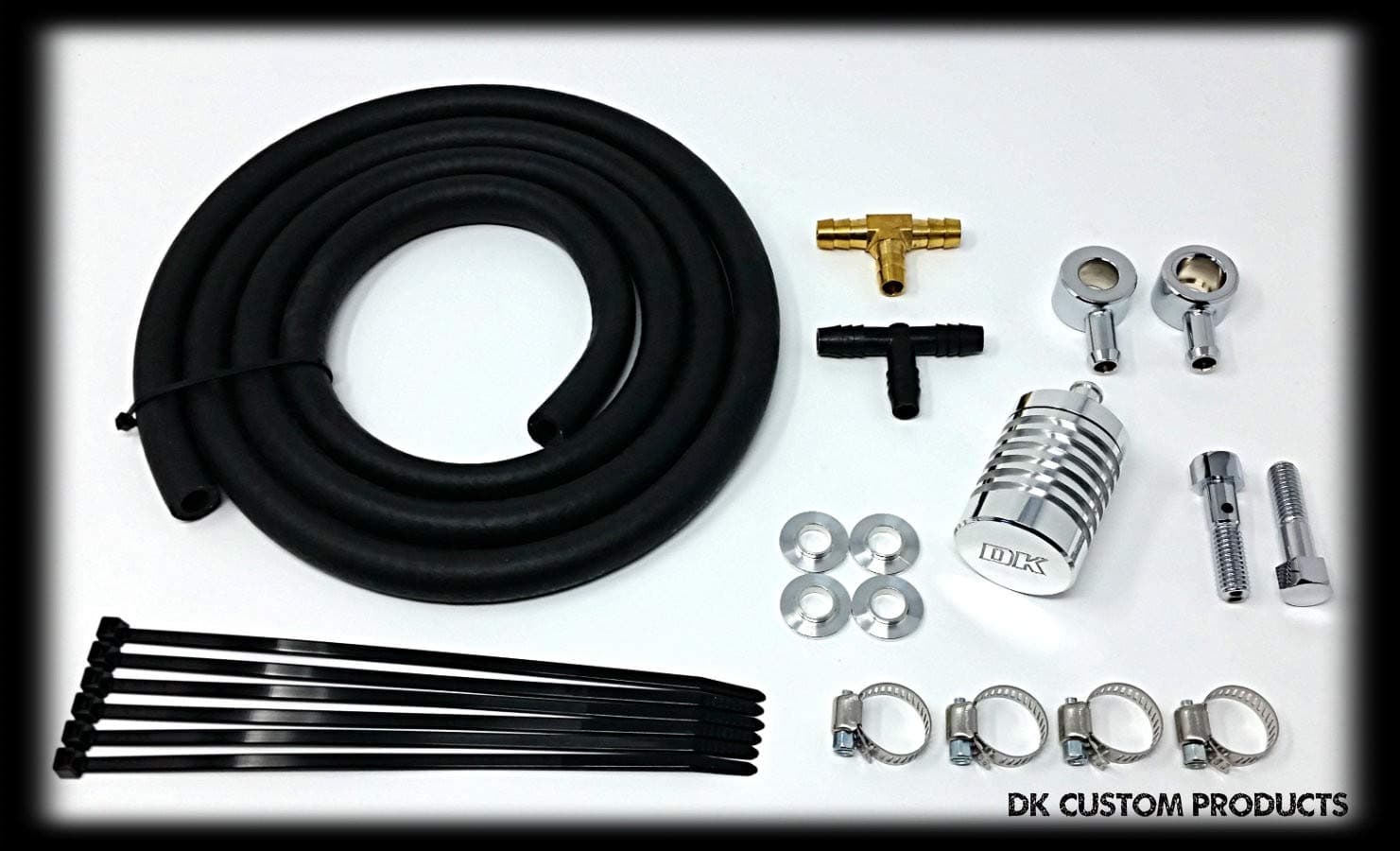 Premium Catch Can EBS Breather System For Harley Twin Cam (Black Catch Can)