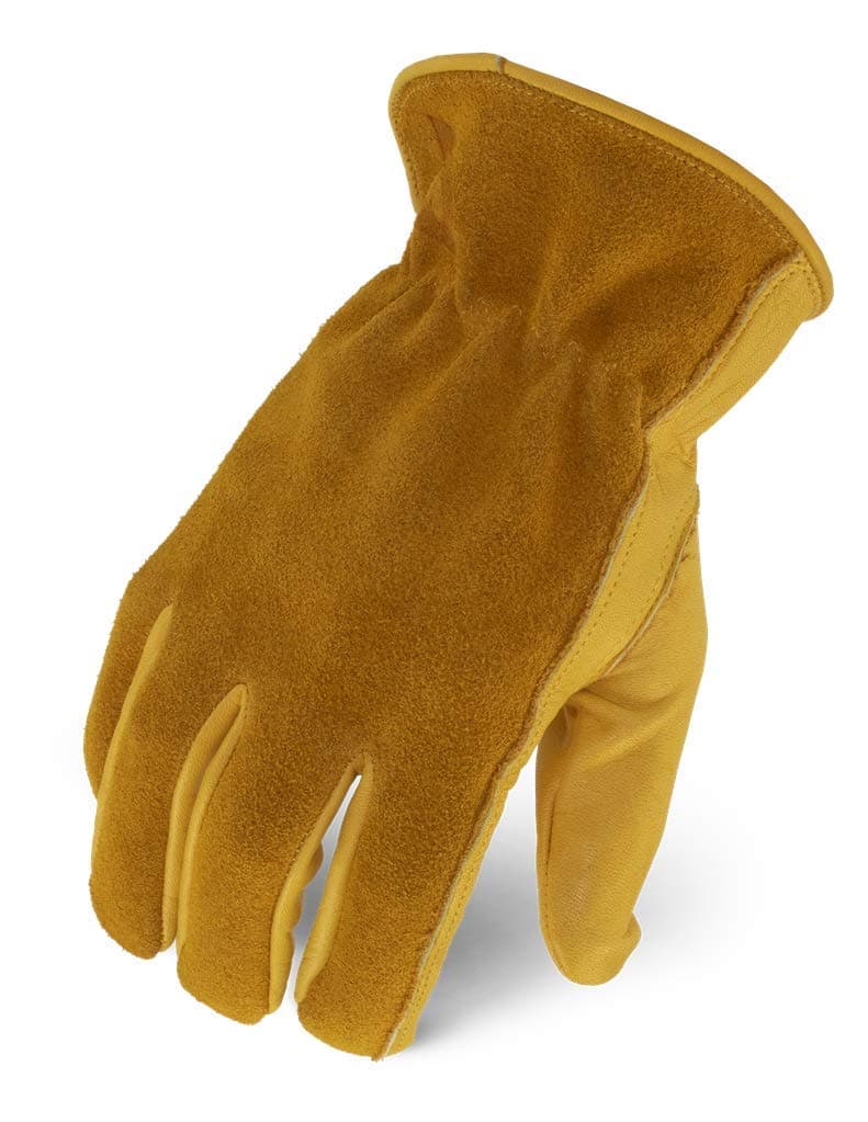 Ironcladworkhorse Leather Work Gloves, Suggested Uses For Landscaping, Ranch Work, Diy Projects, Machine Washable, Sized XS, S, M, L, XL, XXL, XXXL (1 Pair)