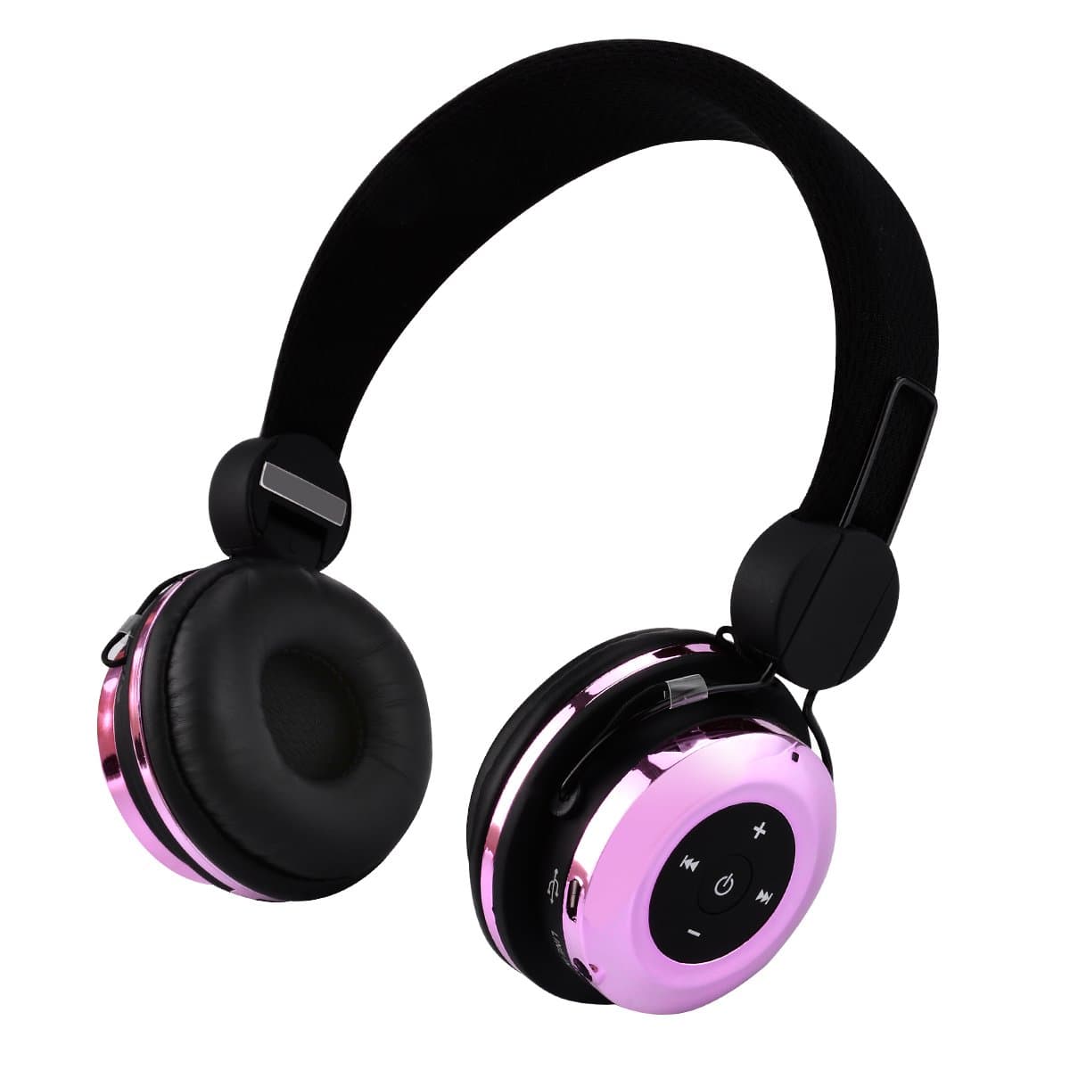 Aita BT804 Wireless Bluetooth Headphones with Built-in Mic, Foldable and Noise Canceling Headphones for Kids and Adults, Deep Bass Headset for iPhone, iPad, Smartphones etc (Black)