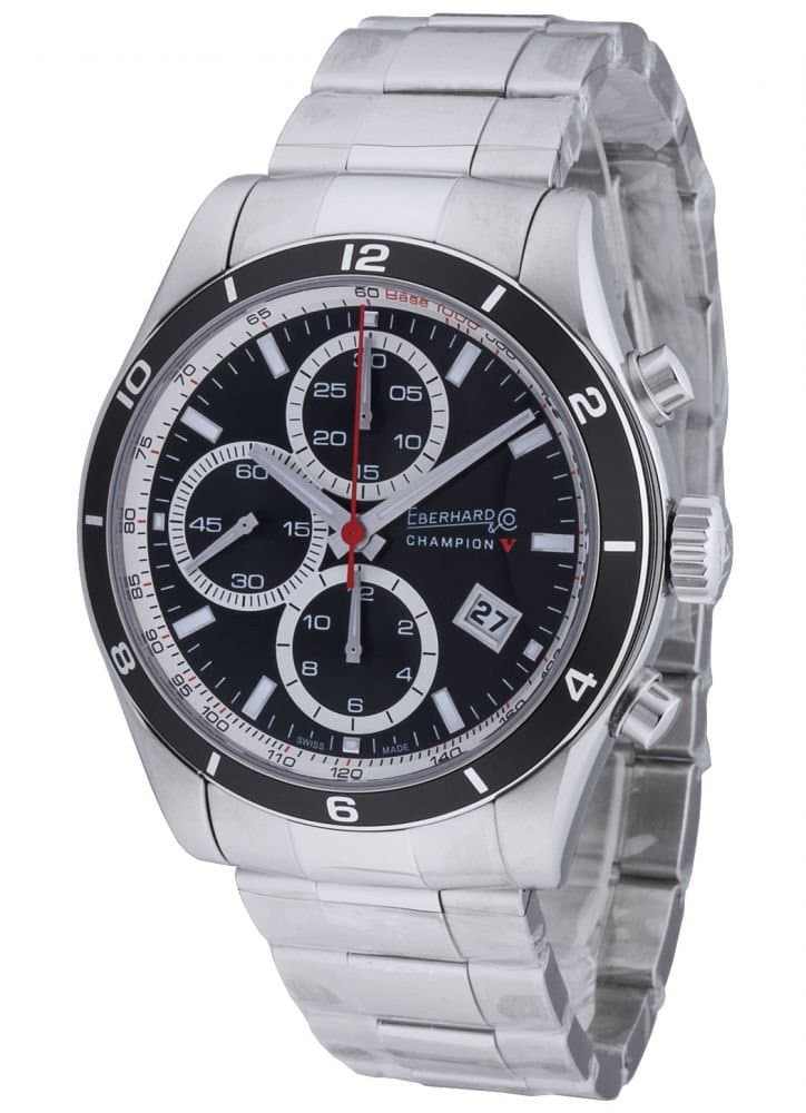 Eberhard Champion V Automatic Watch, ETA 7750, Chronograph, 42,8mm, 31063.6.CA