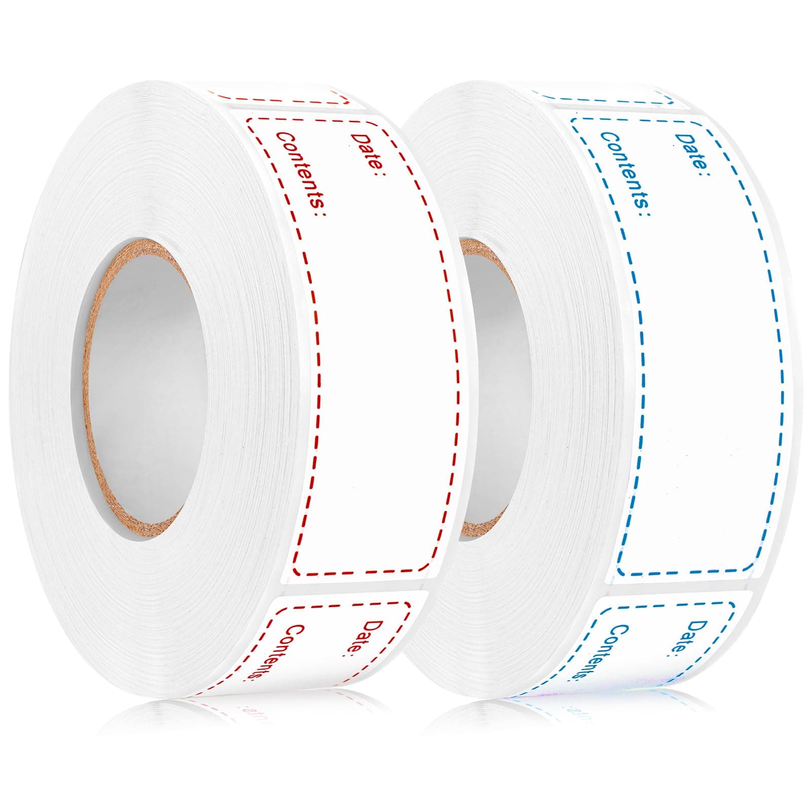 1000Pcs Removable Freezer Labels,1 x 3 Inch Food Labels for Food Containers Food Date Stickers Refrigerator Food Storage Labels Easy Clean No Residue