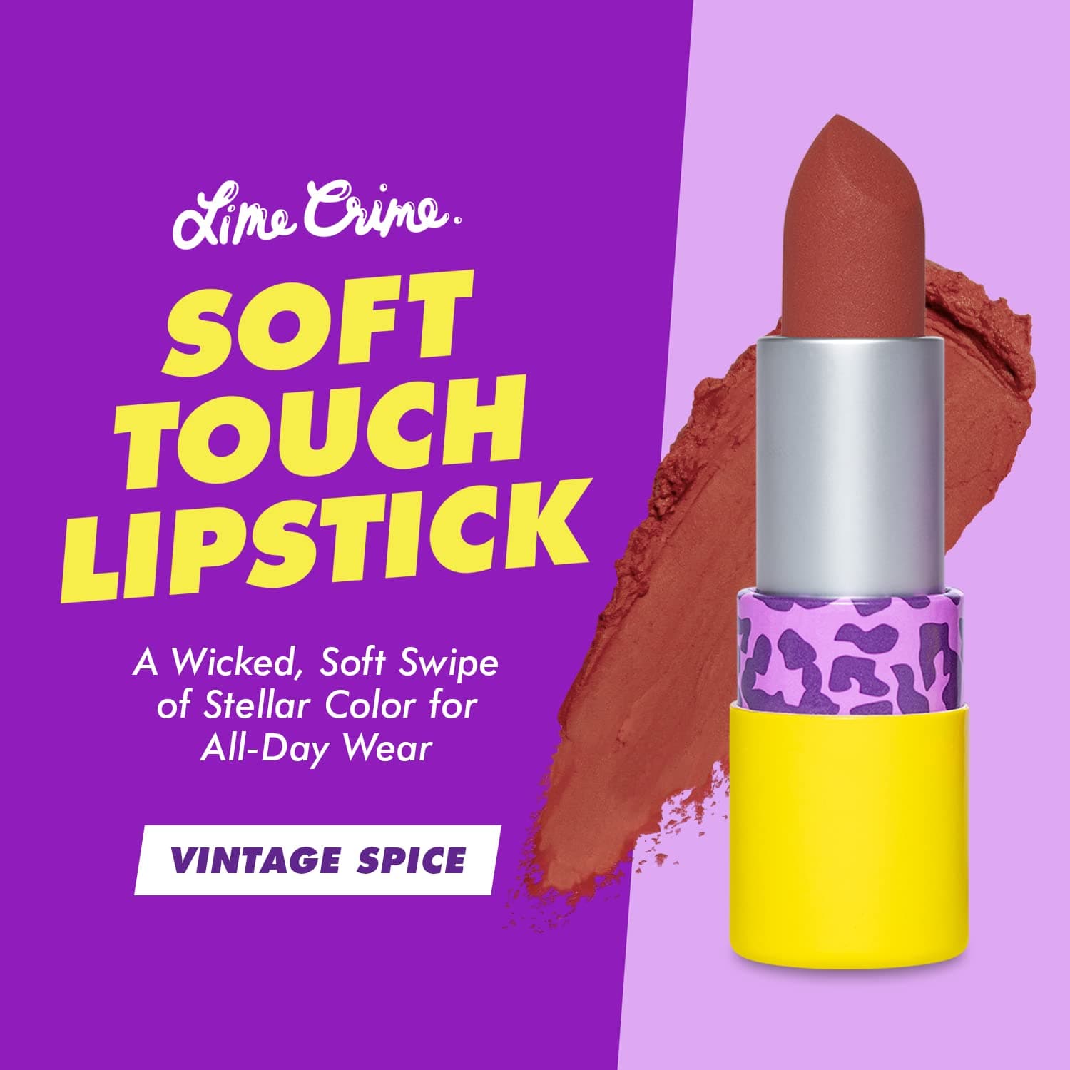 Lime Crime Soft Touch Lipstick - Vintage Spice